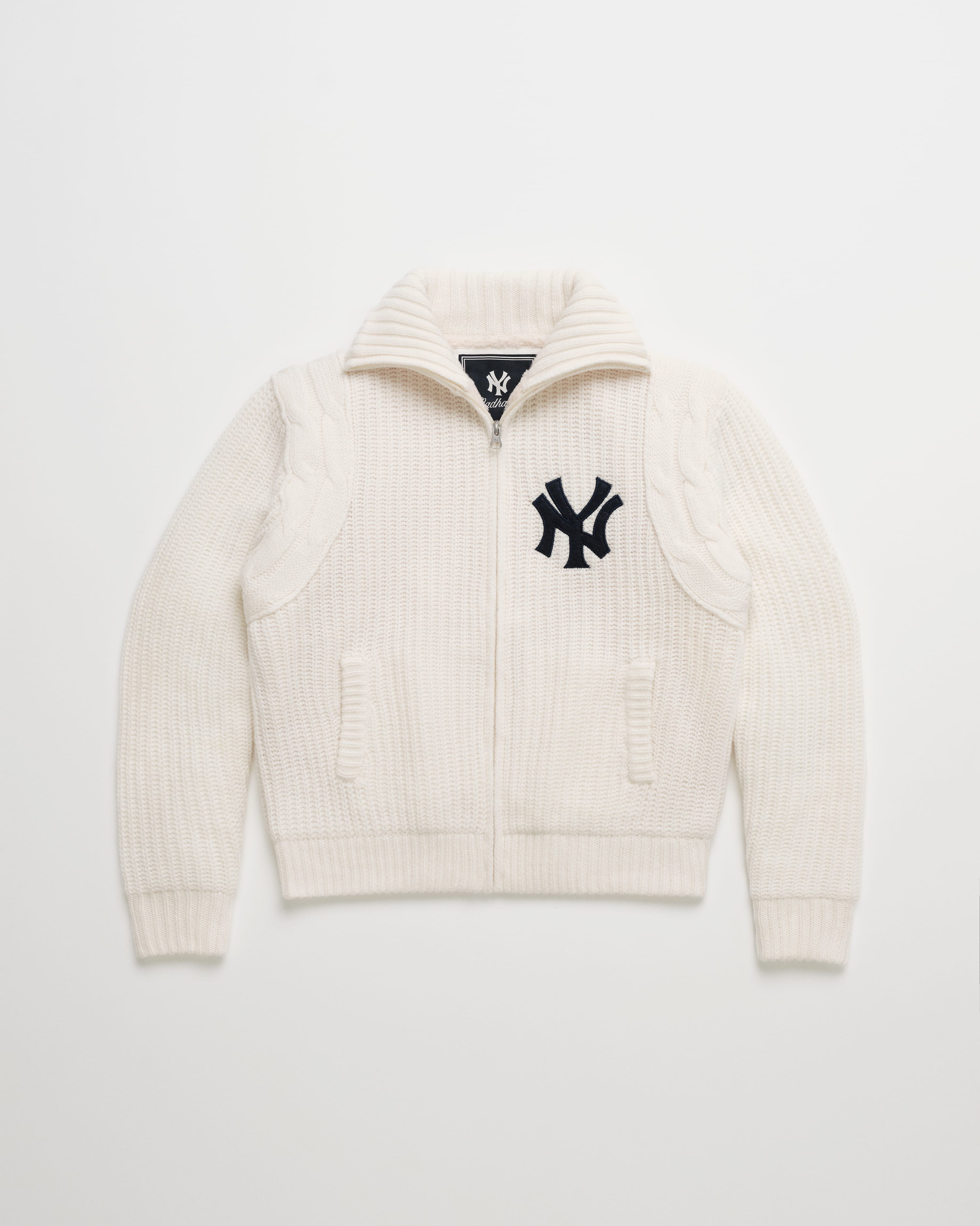 Yankees Knit Baseball Jacket | Madhappy