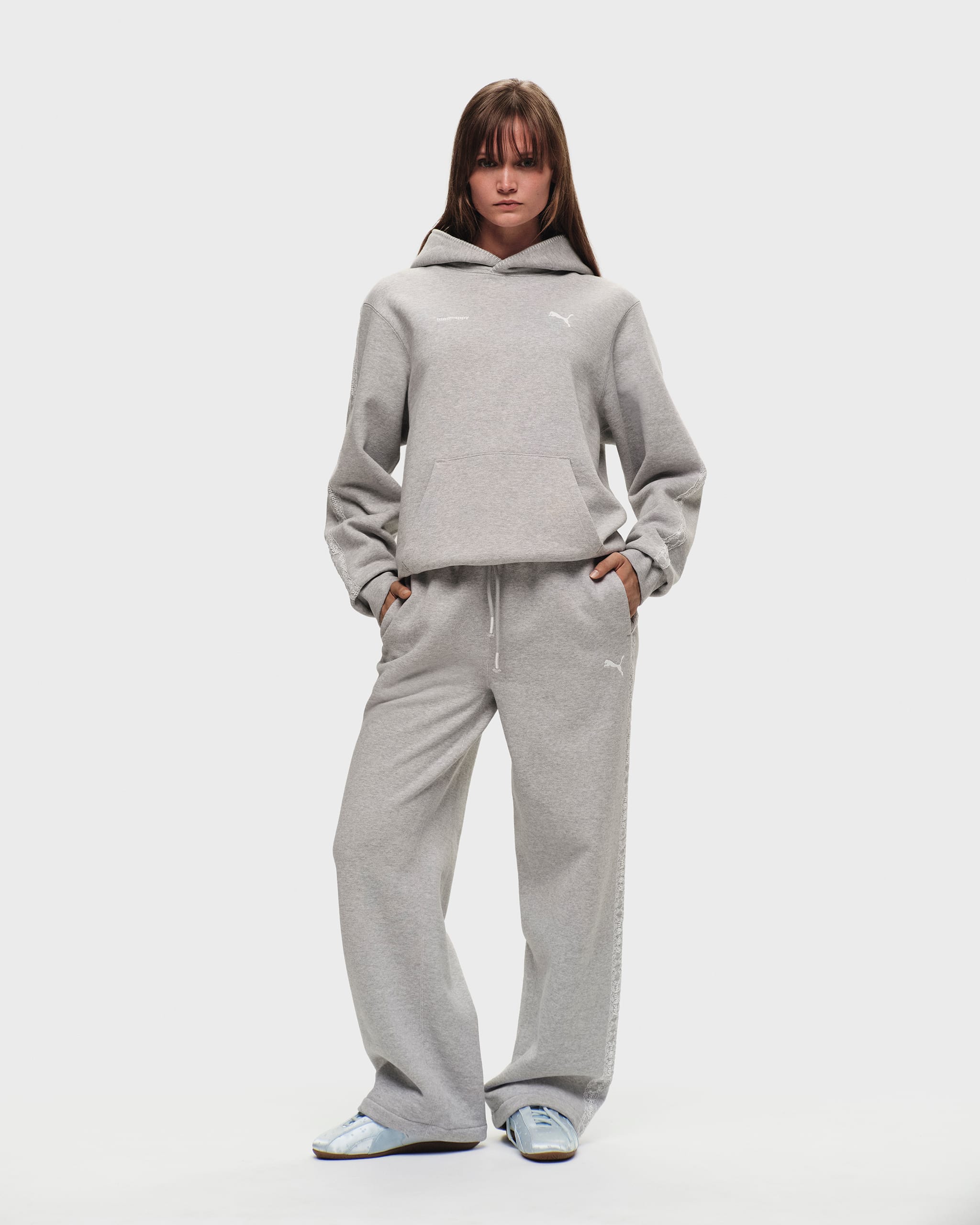 PUMA Lace Trim Fleece Hoodie | Madhappy