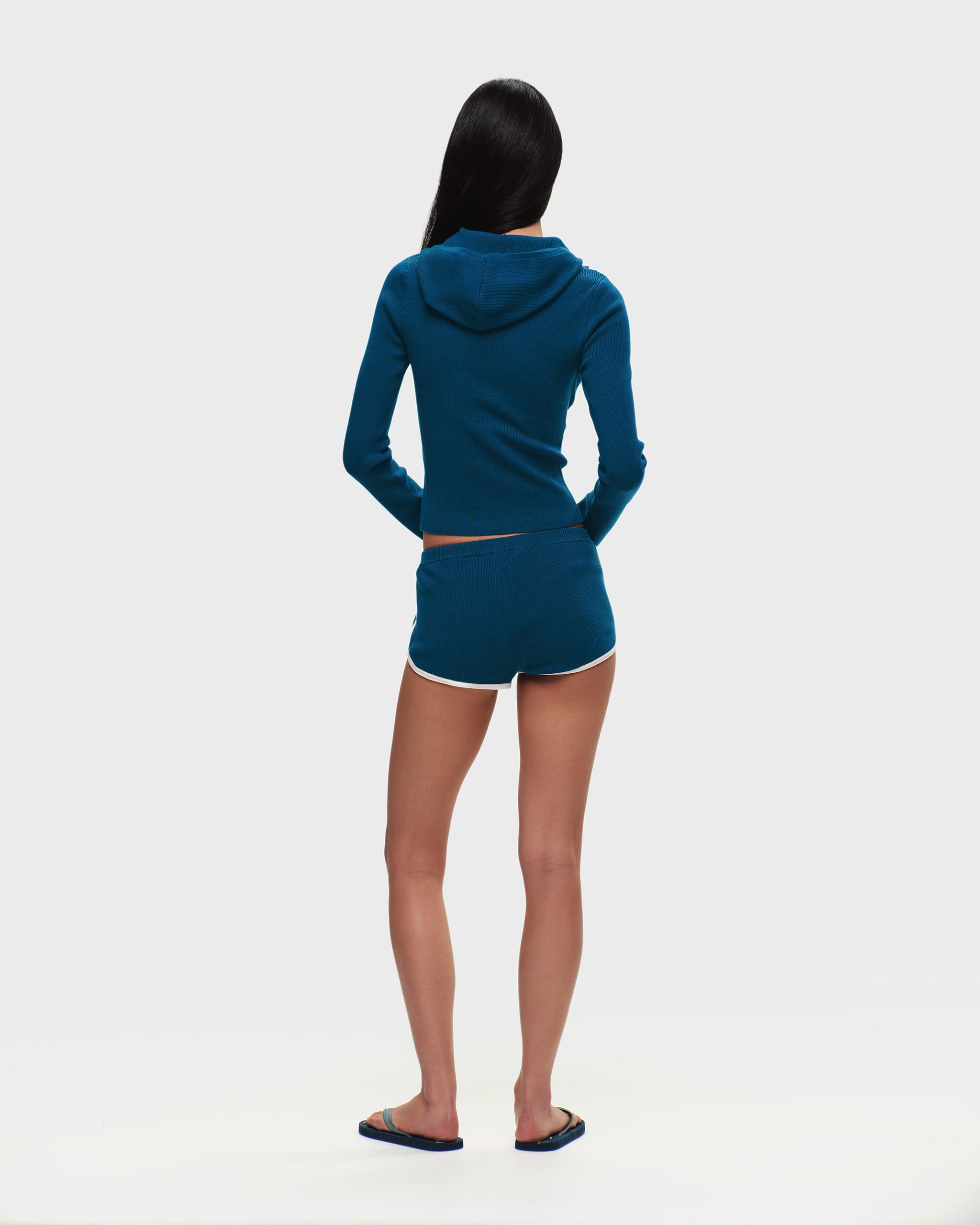 Ribbed Knit Dolphin Short | Madhappy