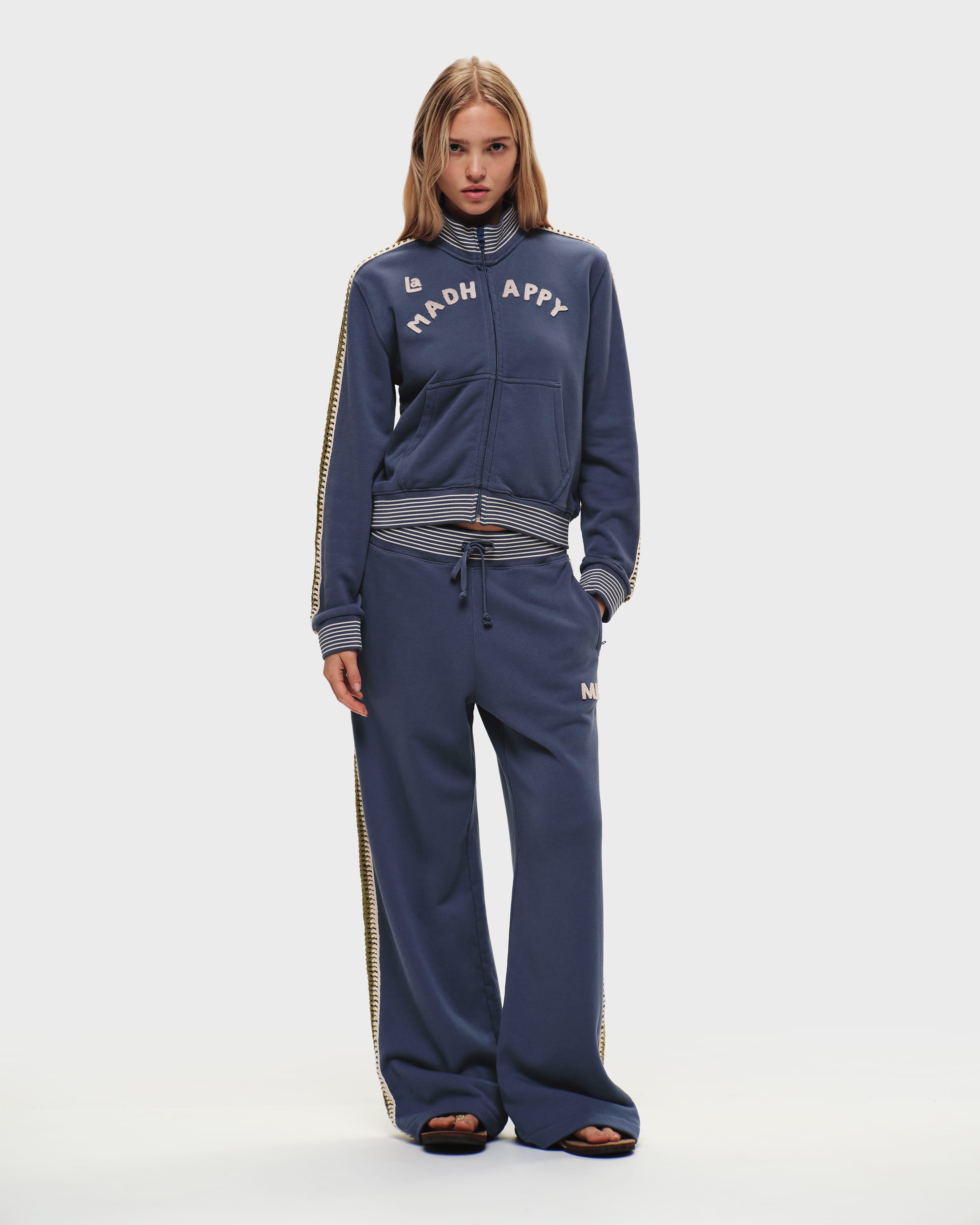 Crochet Trim Track Pant | Madhappy