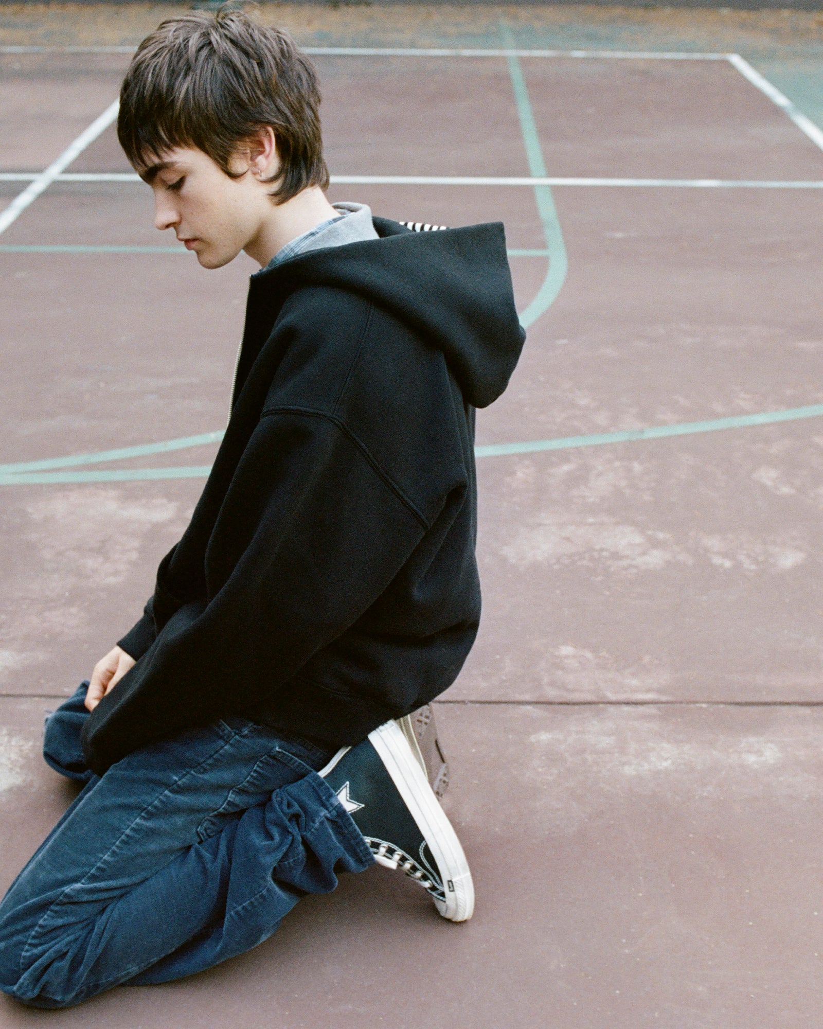 Hysteric Glamour Shrunken Zip Up | Madhappy