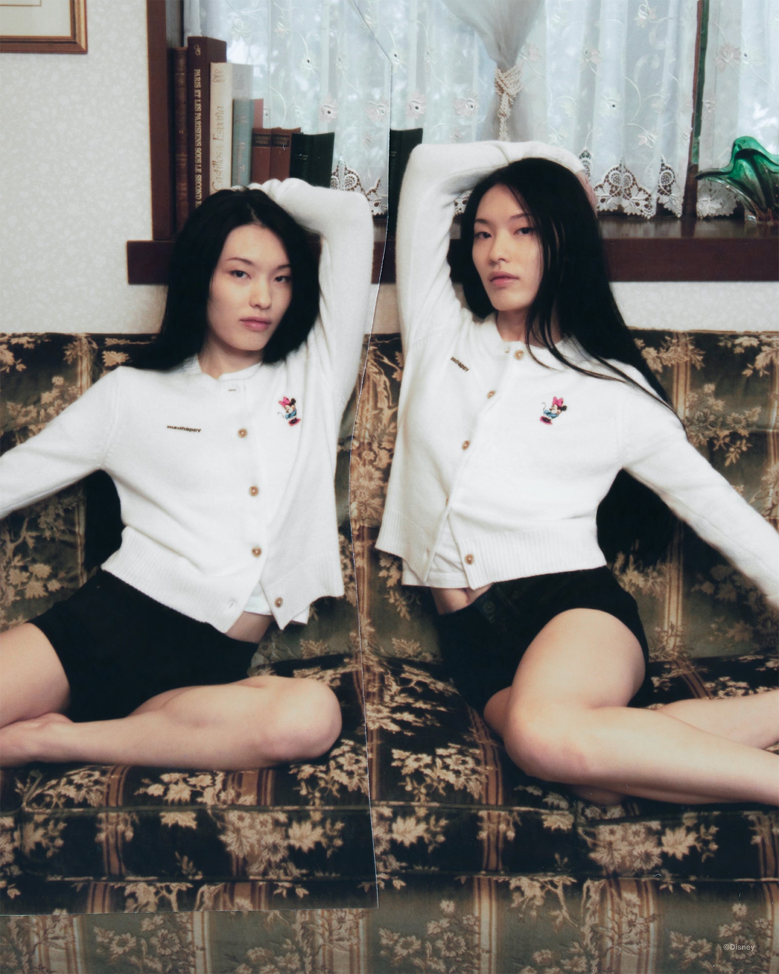 ミーシャアンドパフ 24ss 2y Minnie Mouse Knit Cardigan | Madhappy