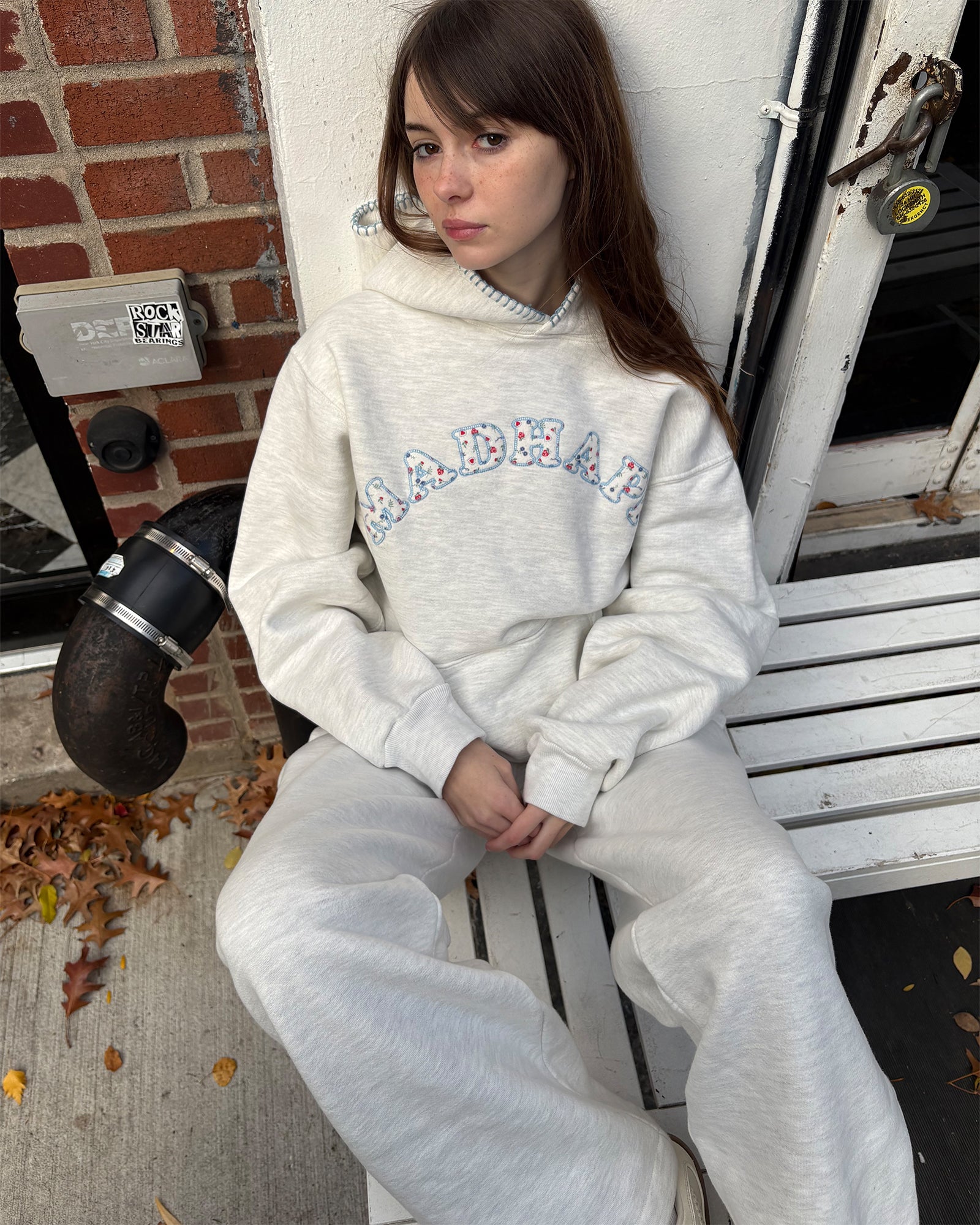 Ditsy Appliqué Cooper Fleece Hoodie | Madhappy