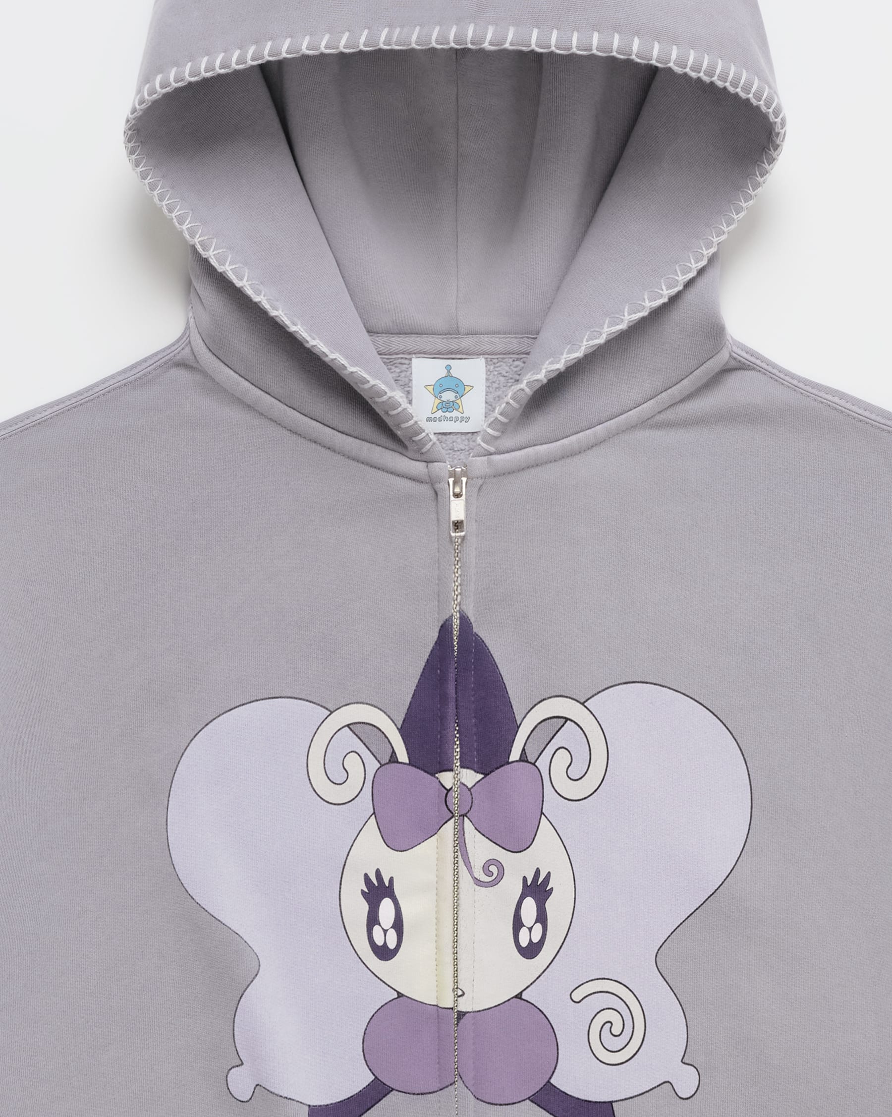 Madhappy & Friends Flutter Midweight Fleece Zip Up | Madhappy