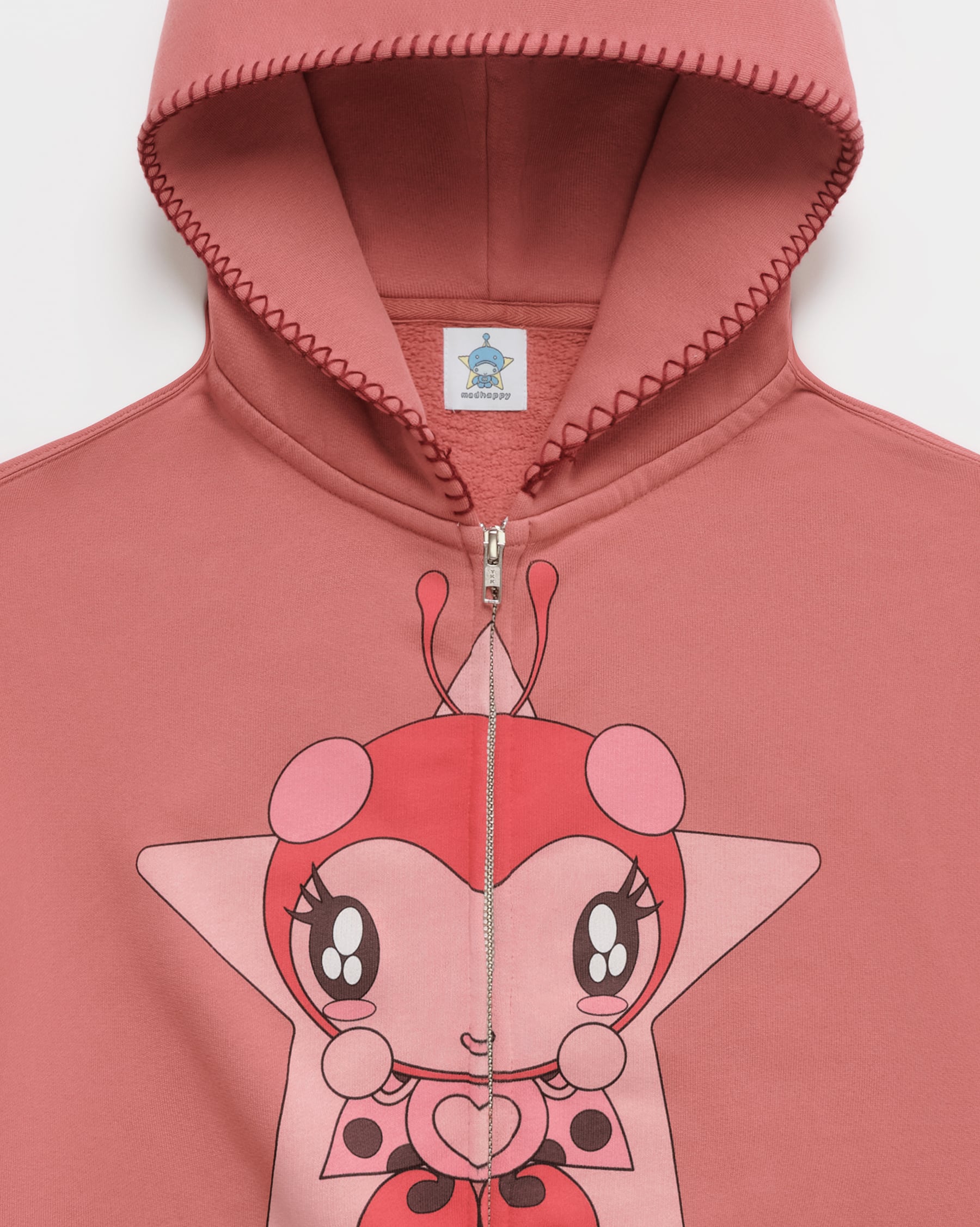 Madhappy & Friends Dot Midweight Fleece Zip Up | Madhappy