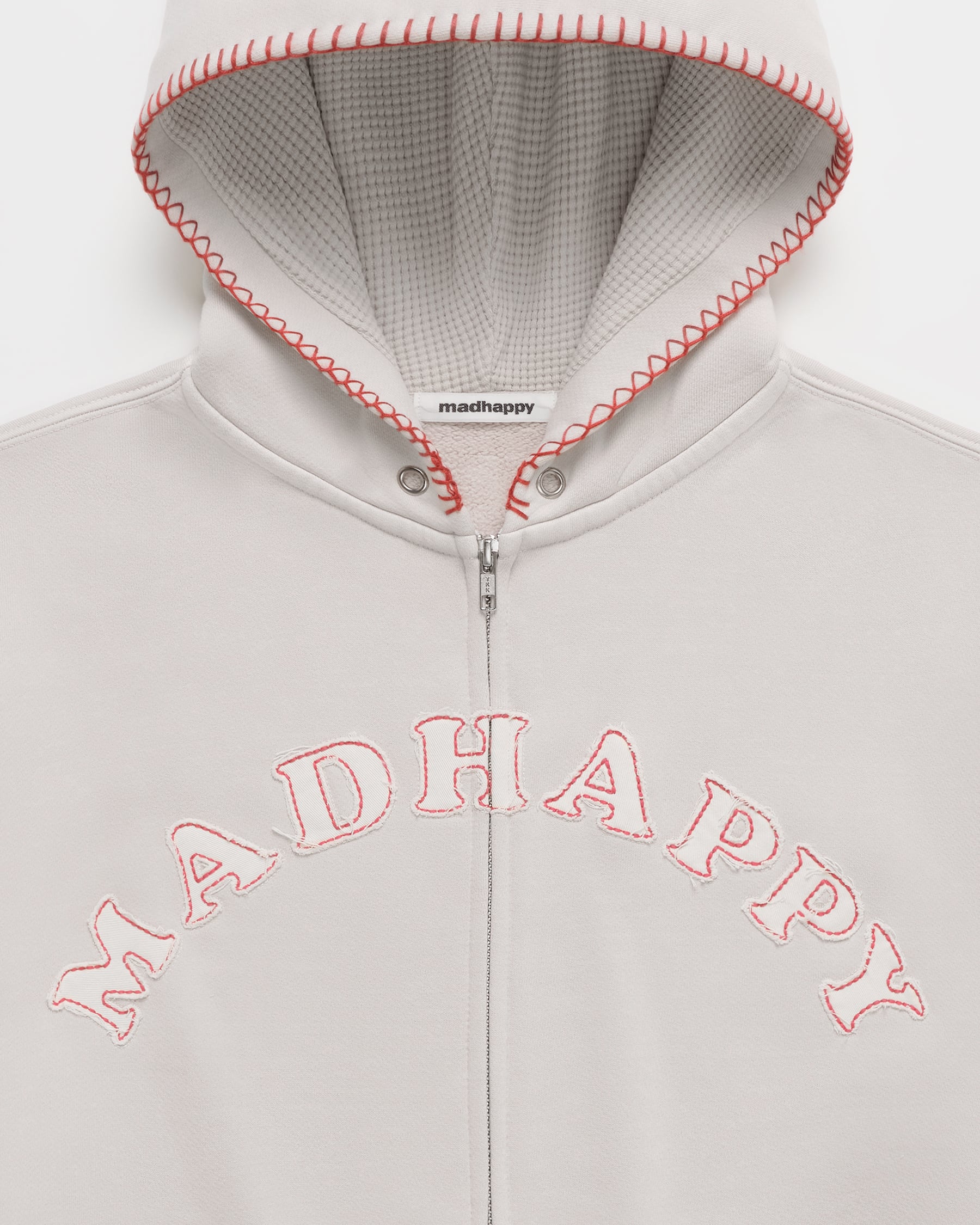 Washed Cooper Applique Zip Up | Madhappy