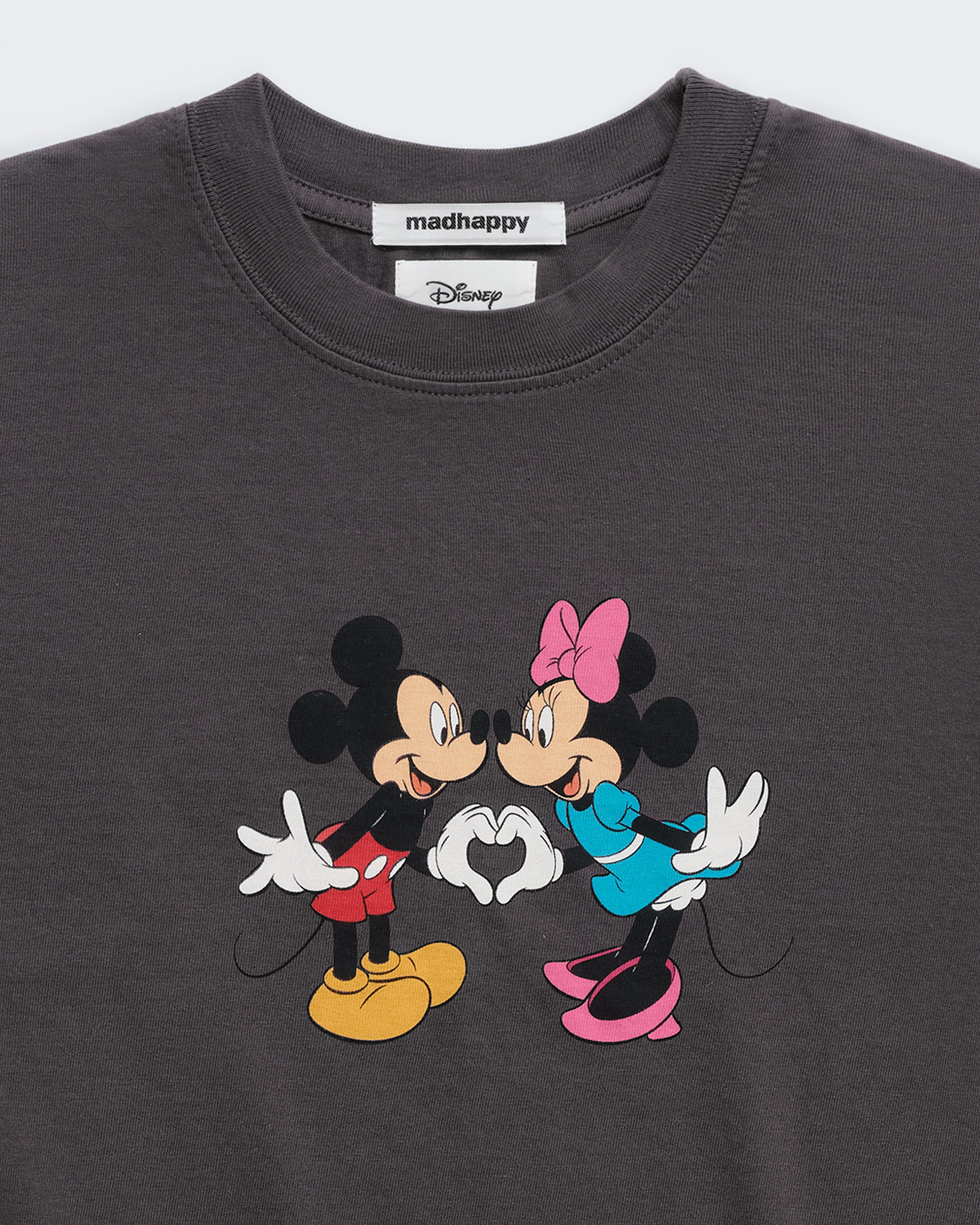 みくちぃ Mickey Mouse and Minnie Mouse Shrunken Tee | Madhappy