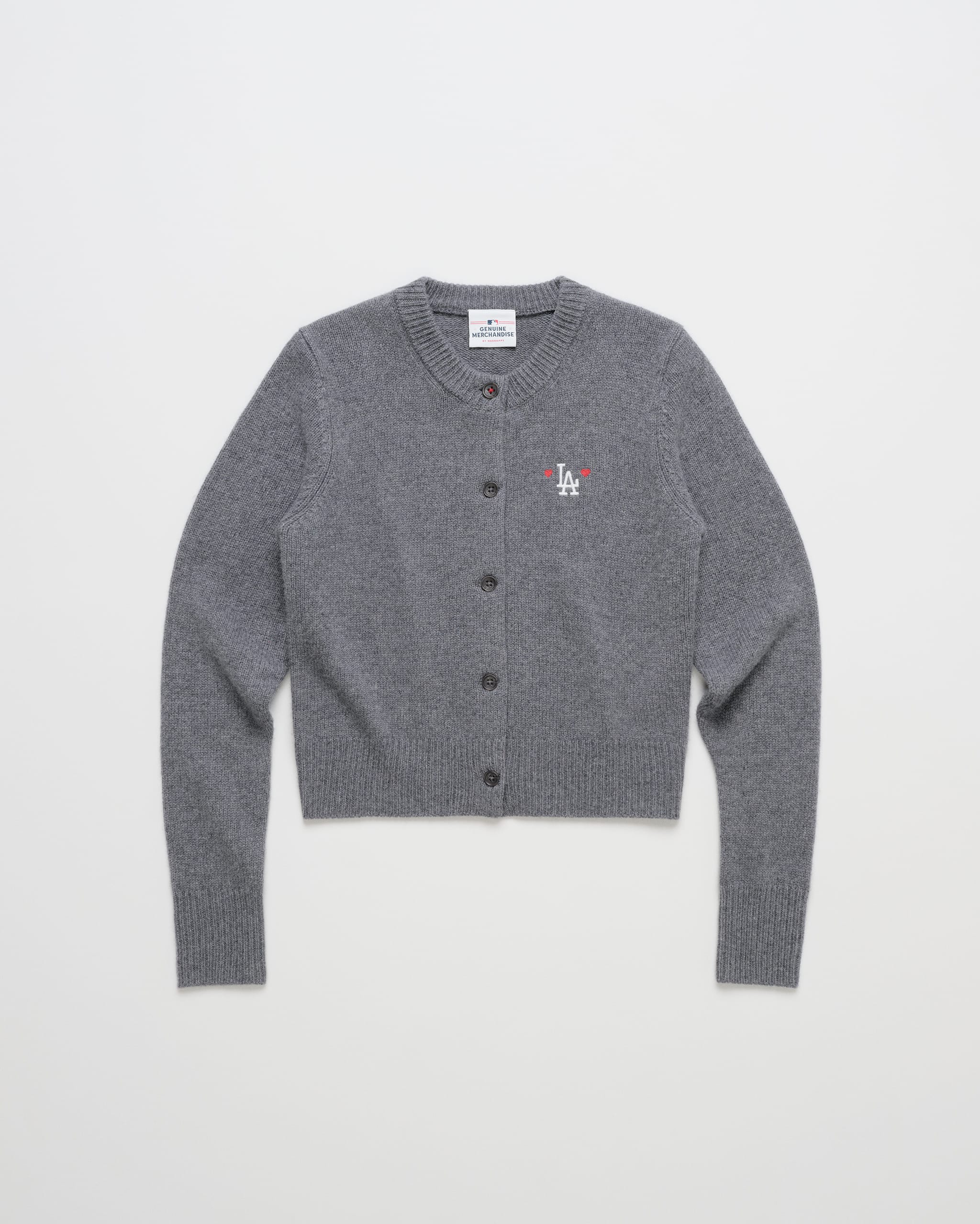 Dodgers Heart Cardigan Sweater | Madhappy