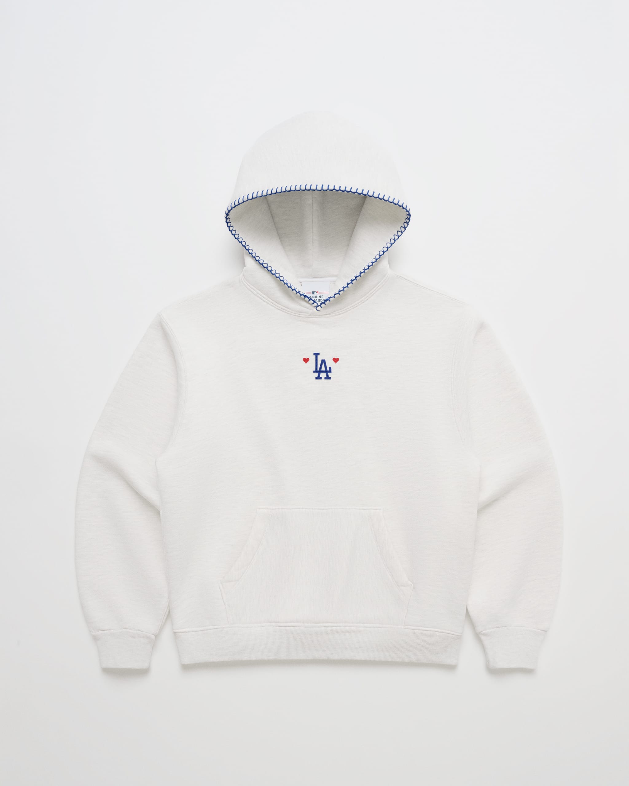 Dodgers Heart Fleece Hoodie | Madhappy