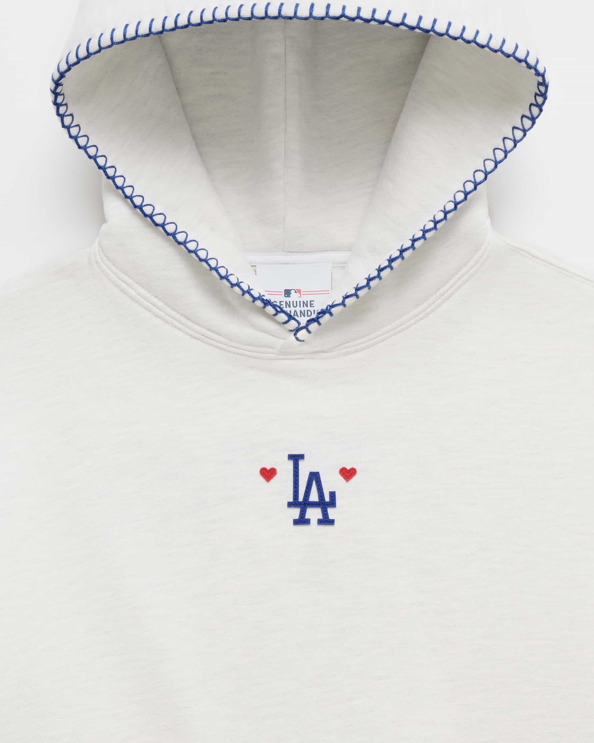 Dodgers Heart Fleece Hoodie | Madhappy