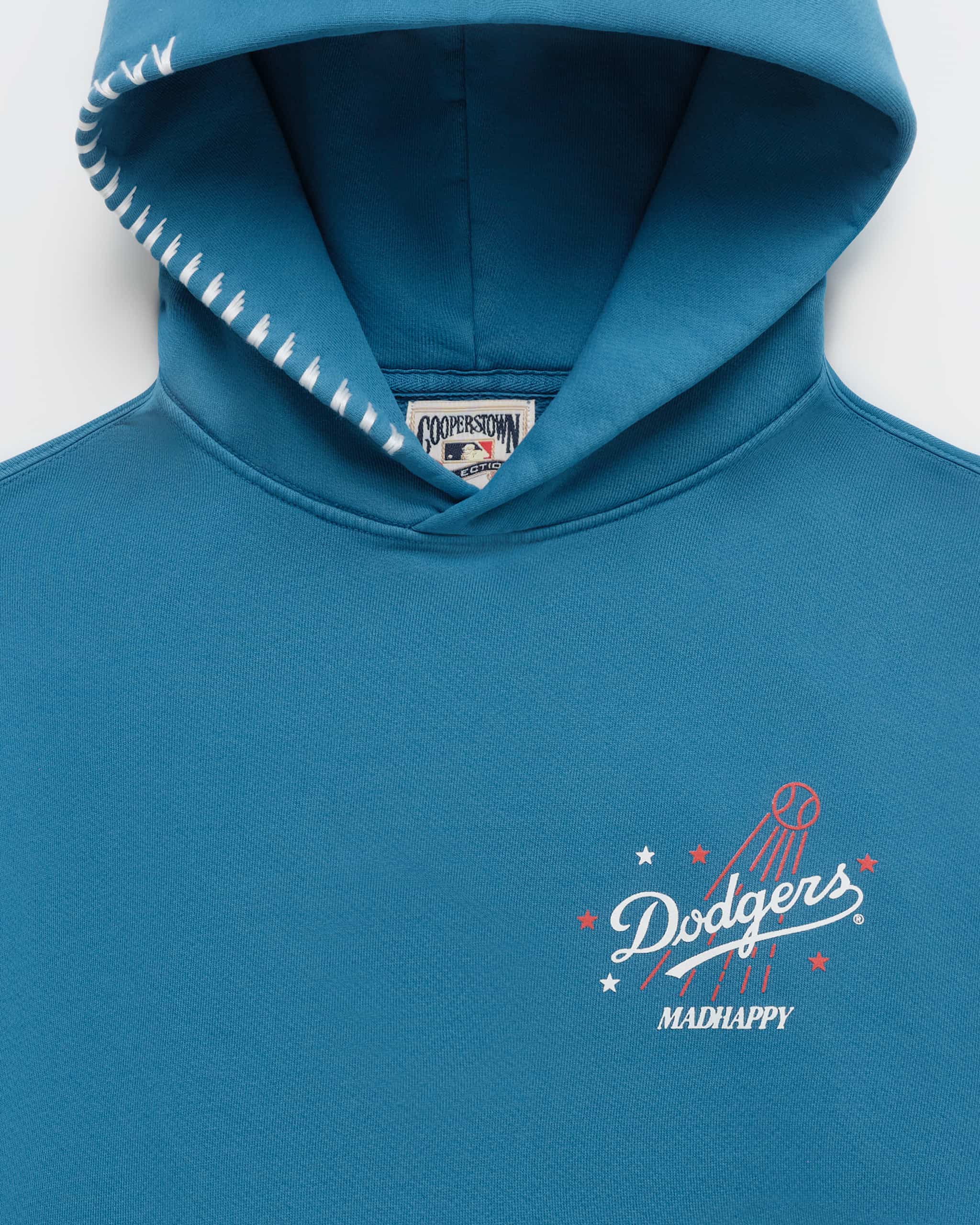 海外古着✨Dodgersドジャース フード付きスウェット【 M】 青 海外古着✨Dodgersドジャース フード付きスウェット【 M】 青 【公式通販】