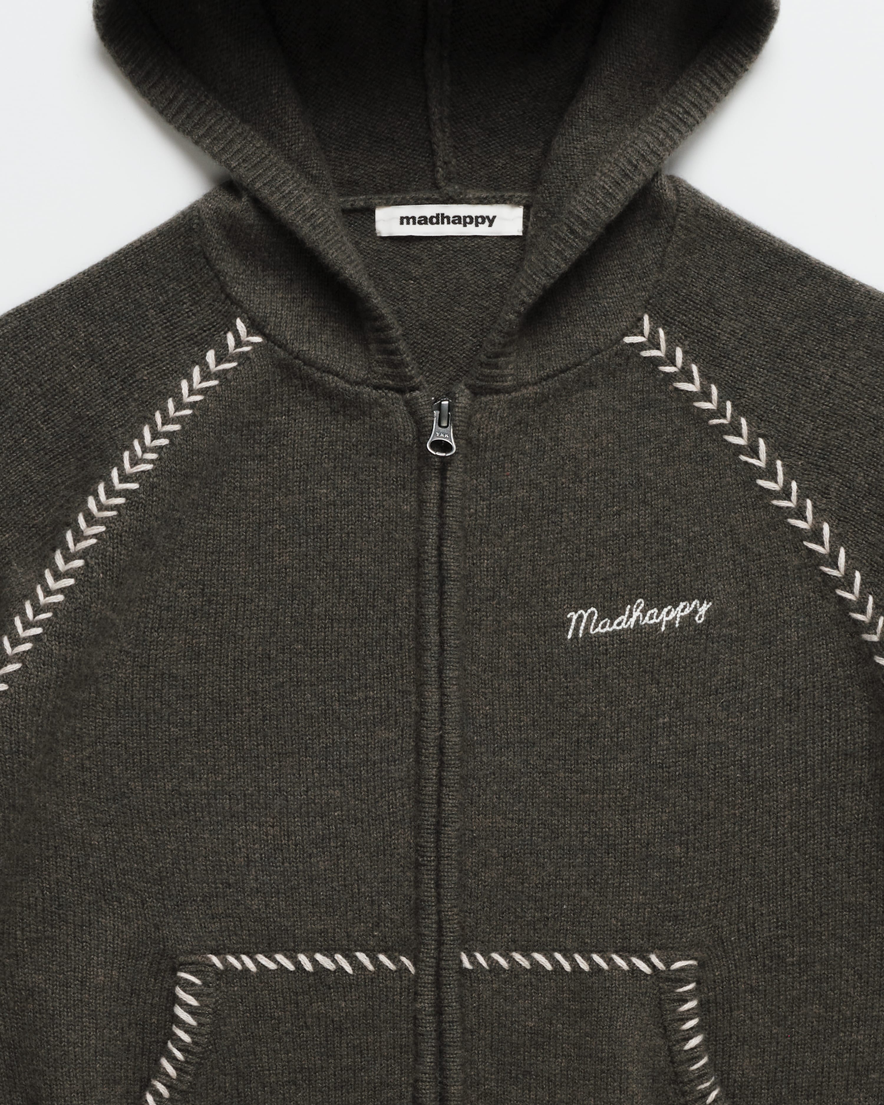 Knit Zip Up Hoodie | Madhappy