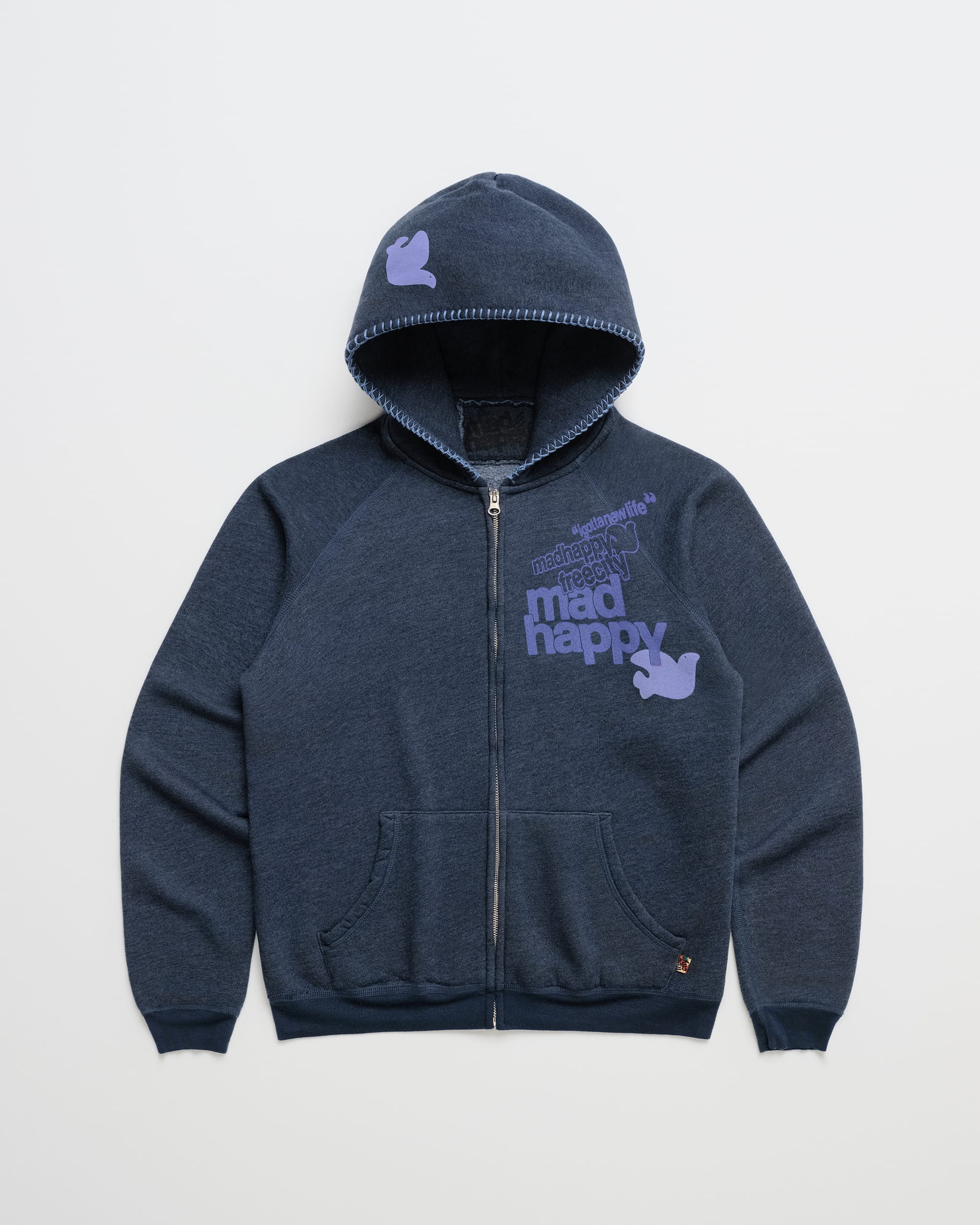 TOGETHERFOREVER Fleece Zip Up | Madhappy