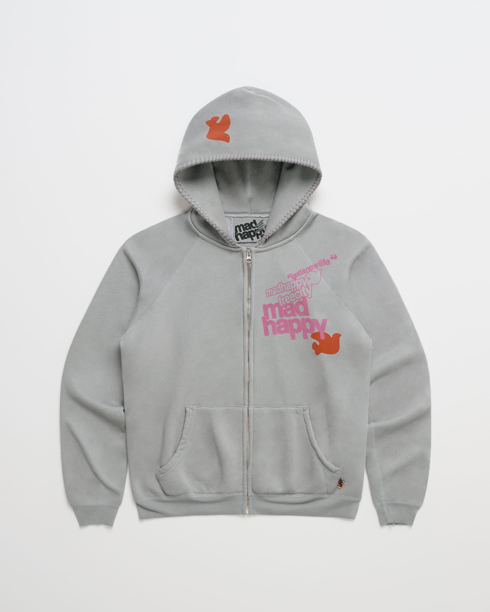 TOGETHERFOREVER Fleece Zip Up | Madhappy