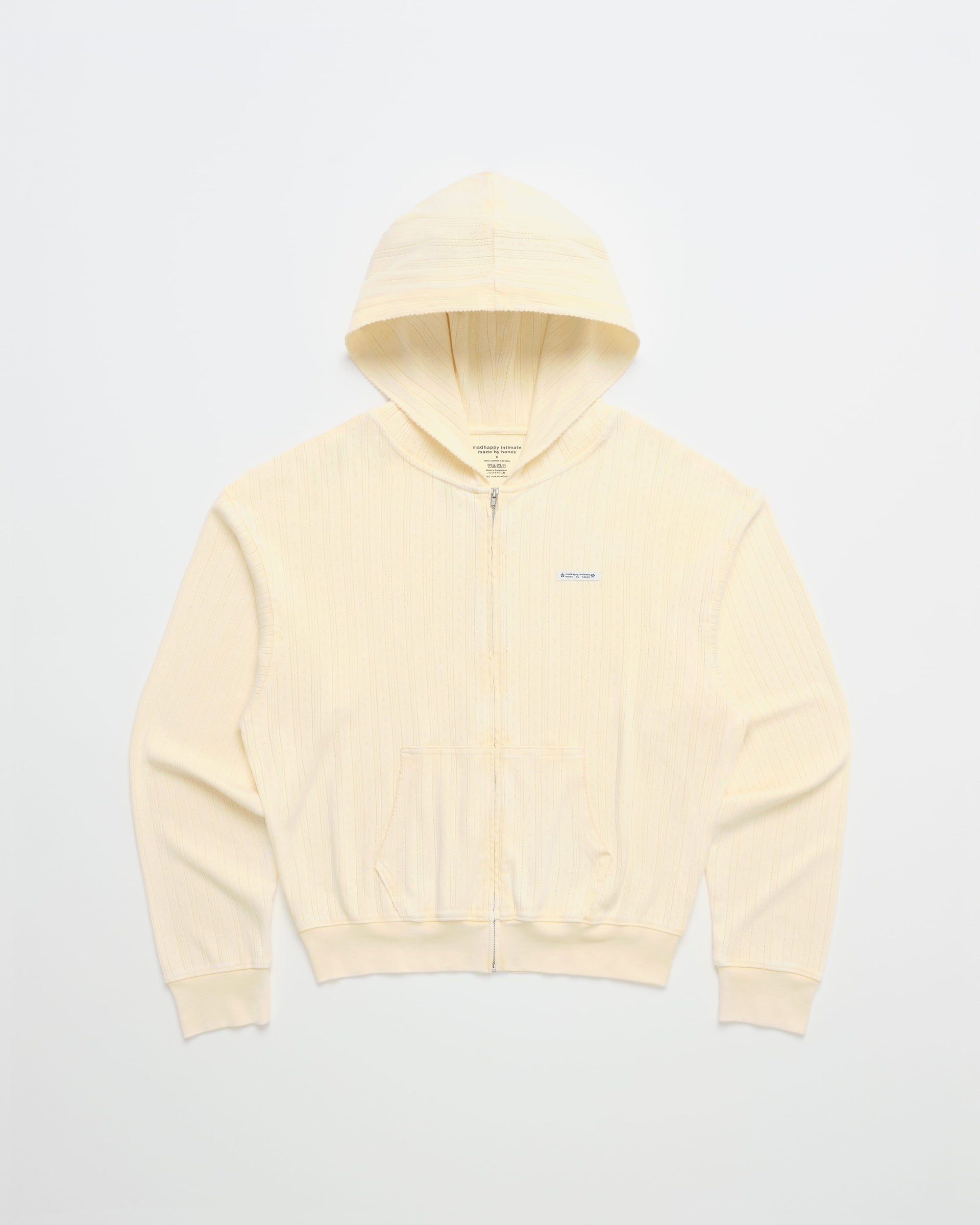 Hanes Pointelle Zip Up