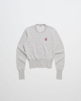 Heather Gray Polka Dot