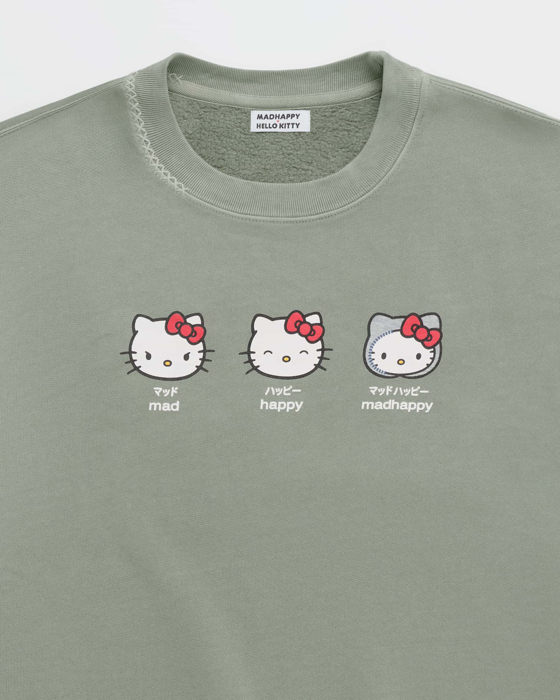 Hello Kitty® Emotions Midweight Fleece Crewneck | Madhappy