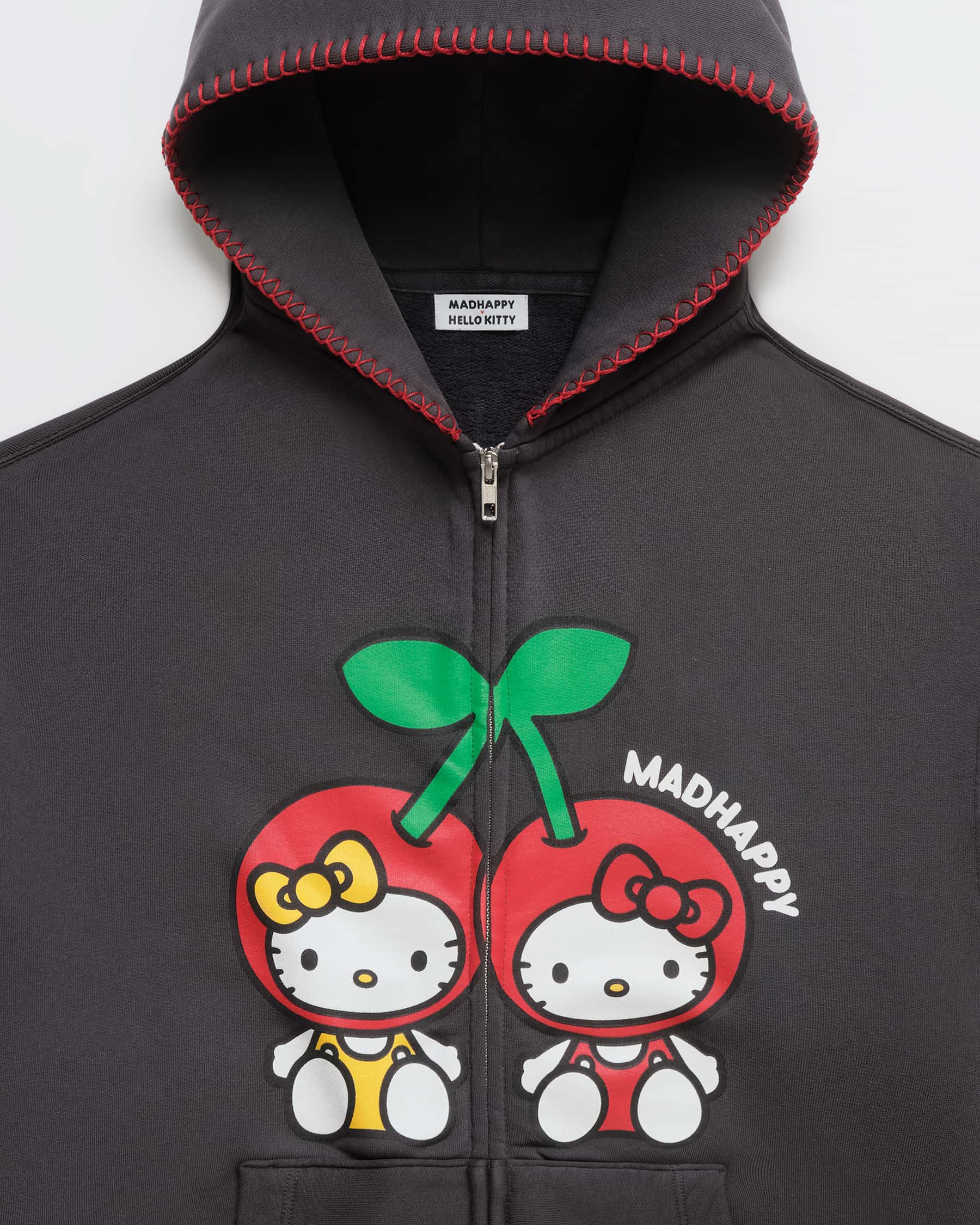 Hello Kitty® Cherries Midweight Fleece Zip Up | Madhappy