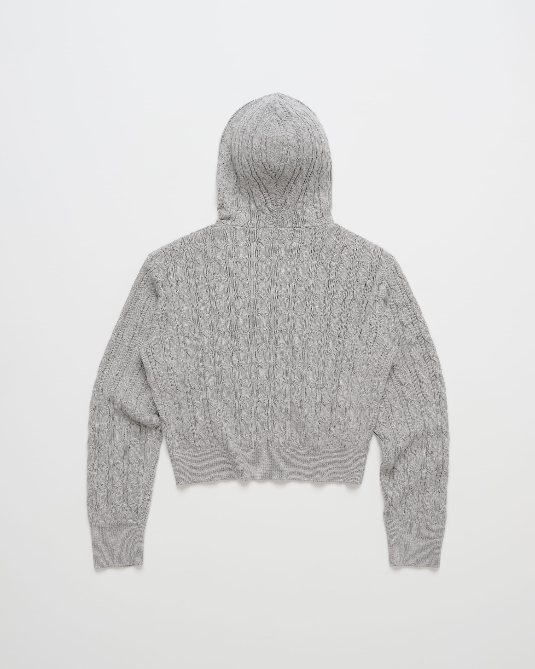 Heritage Classics Washed Cable Knit Hoodie | Madhappy