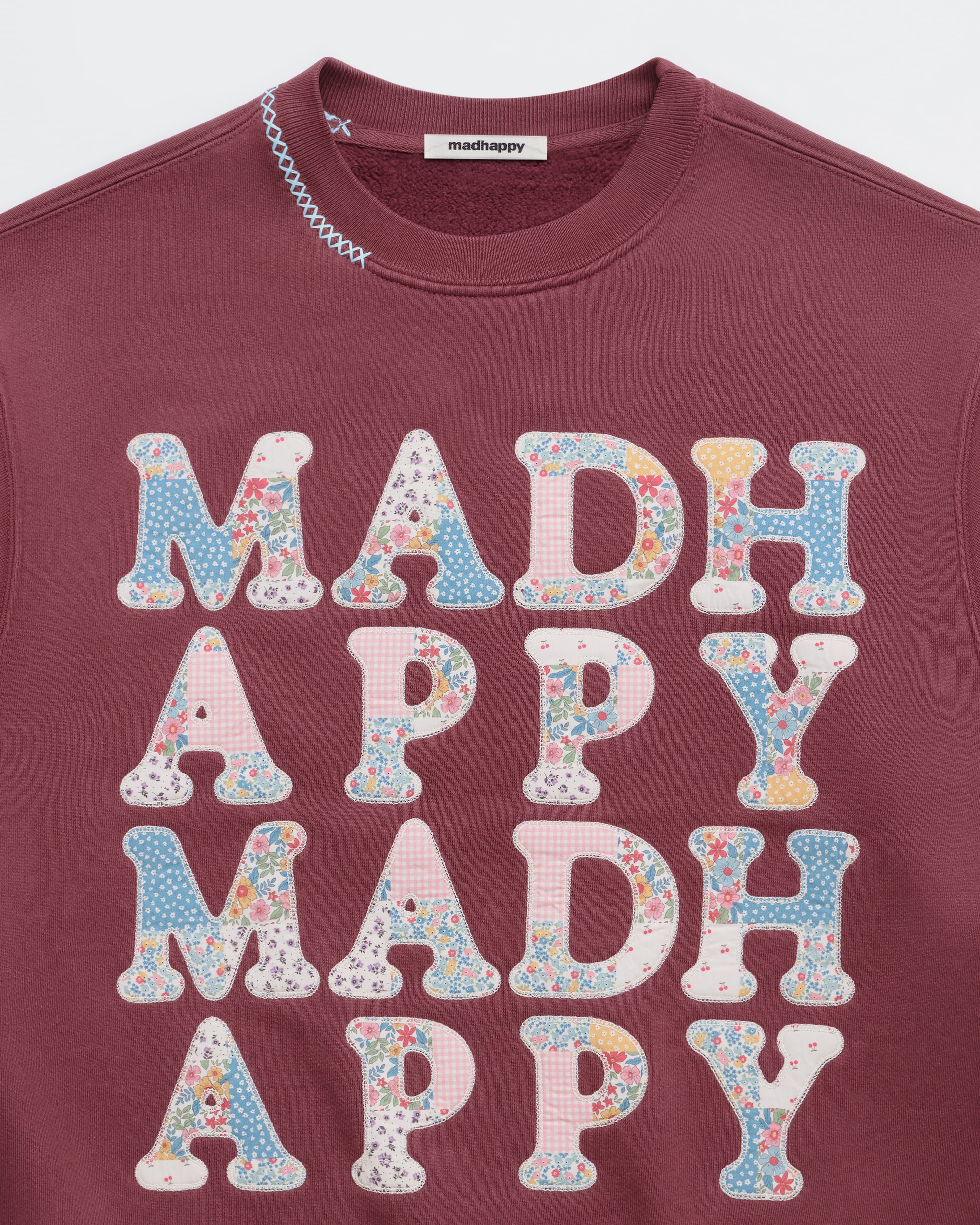 Patchwork Fleece Crewneck | Madhappy