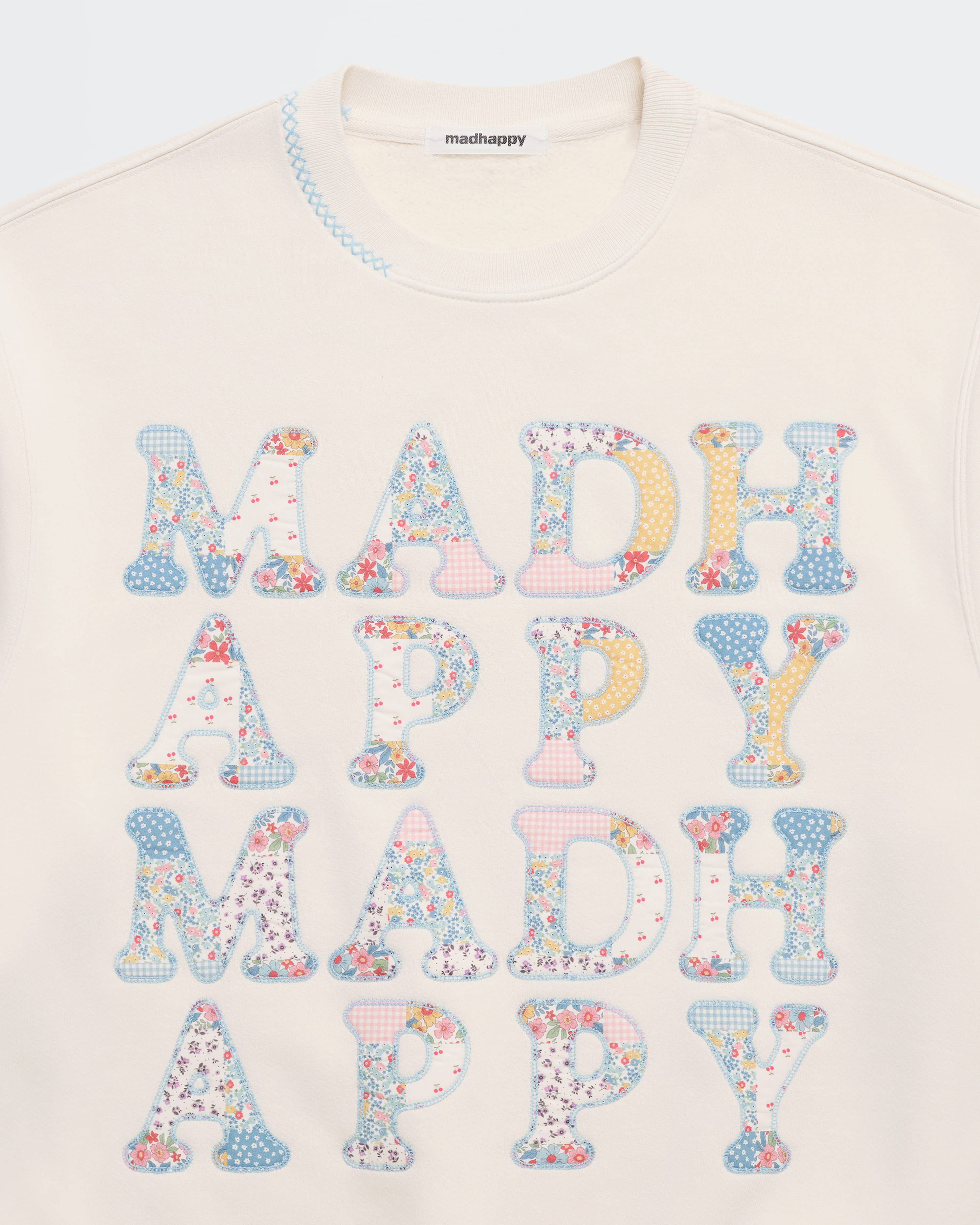 Patchwork Fleece Crewneck | Madhappy