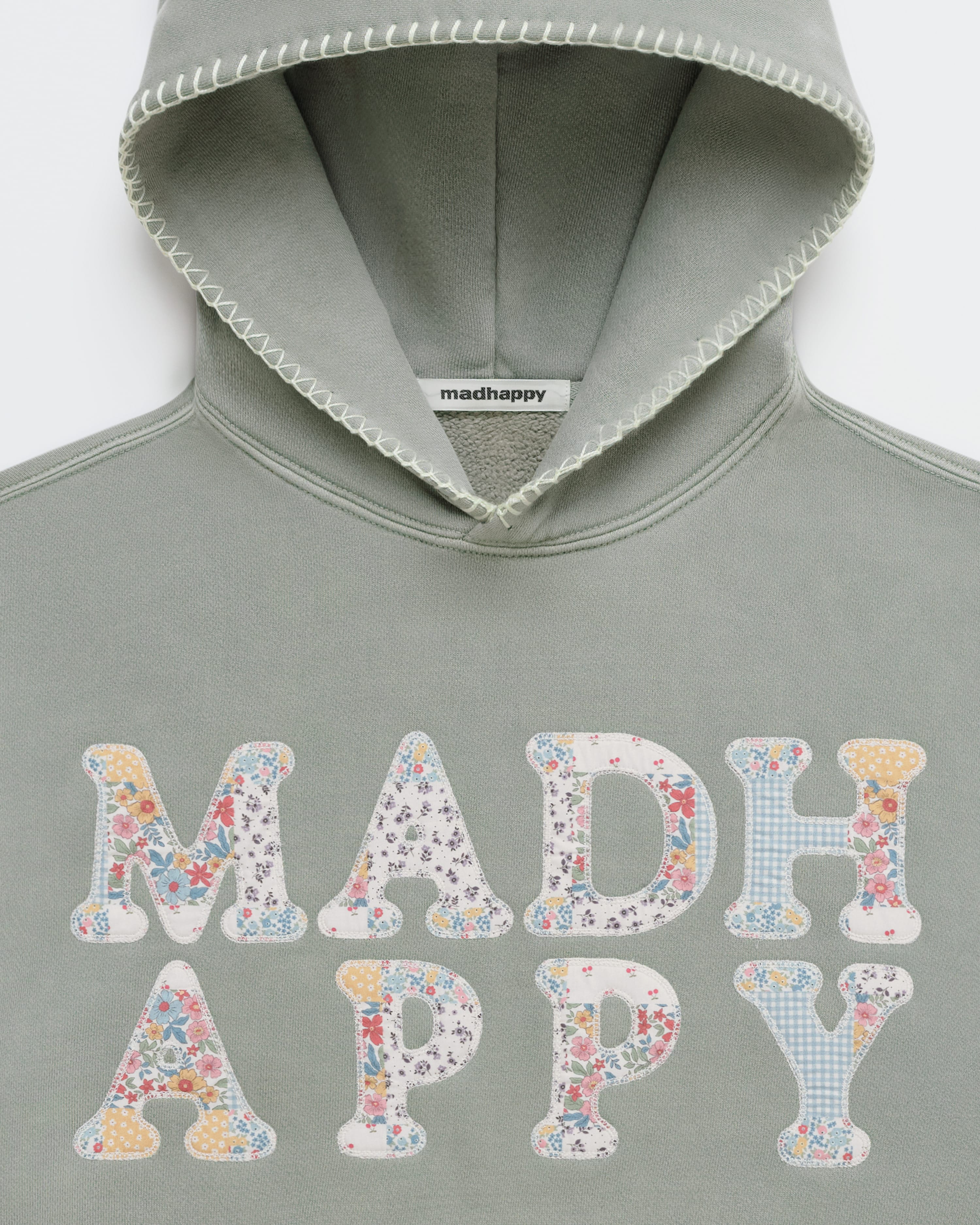 Patchwork Fleece Hoodie | Madhappy