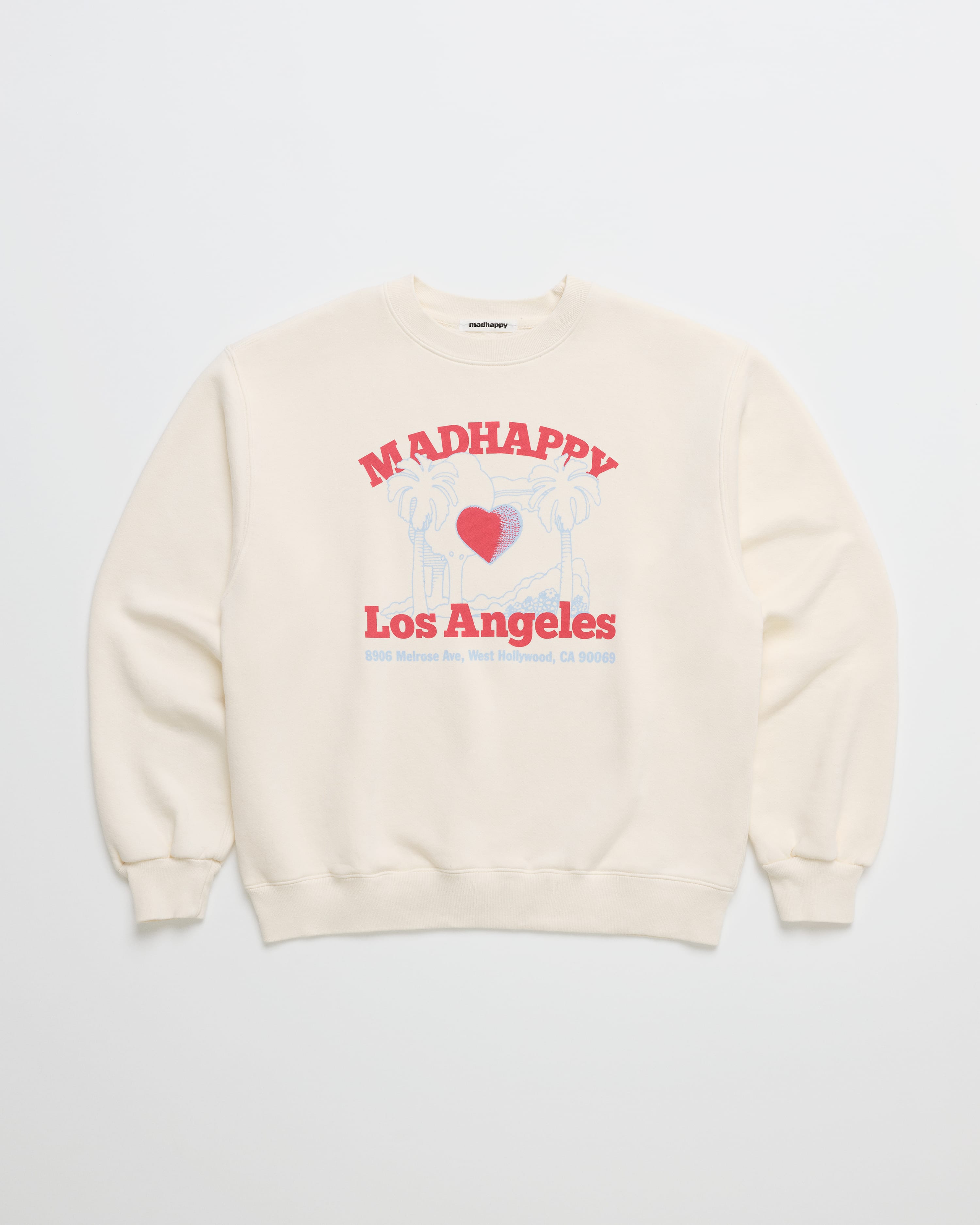 Madhappy Hearts Fleece Crewneck | Madhappy