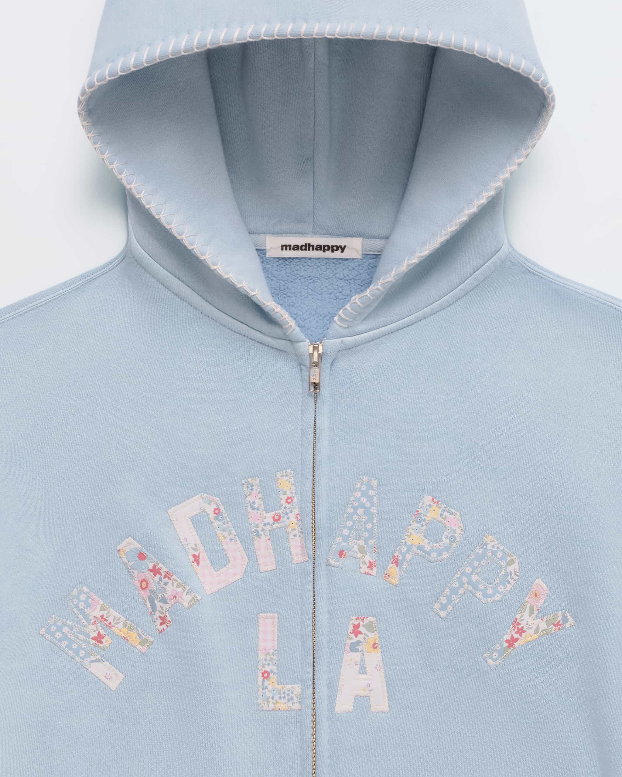 Madhappy LA Patchwork Fleece Zip Up | Madhappy