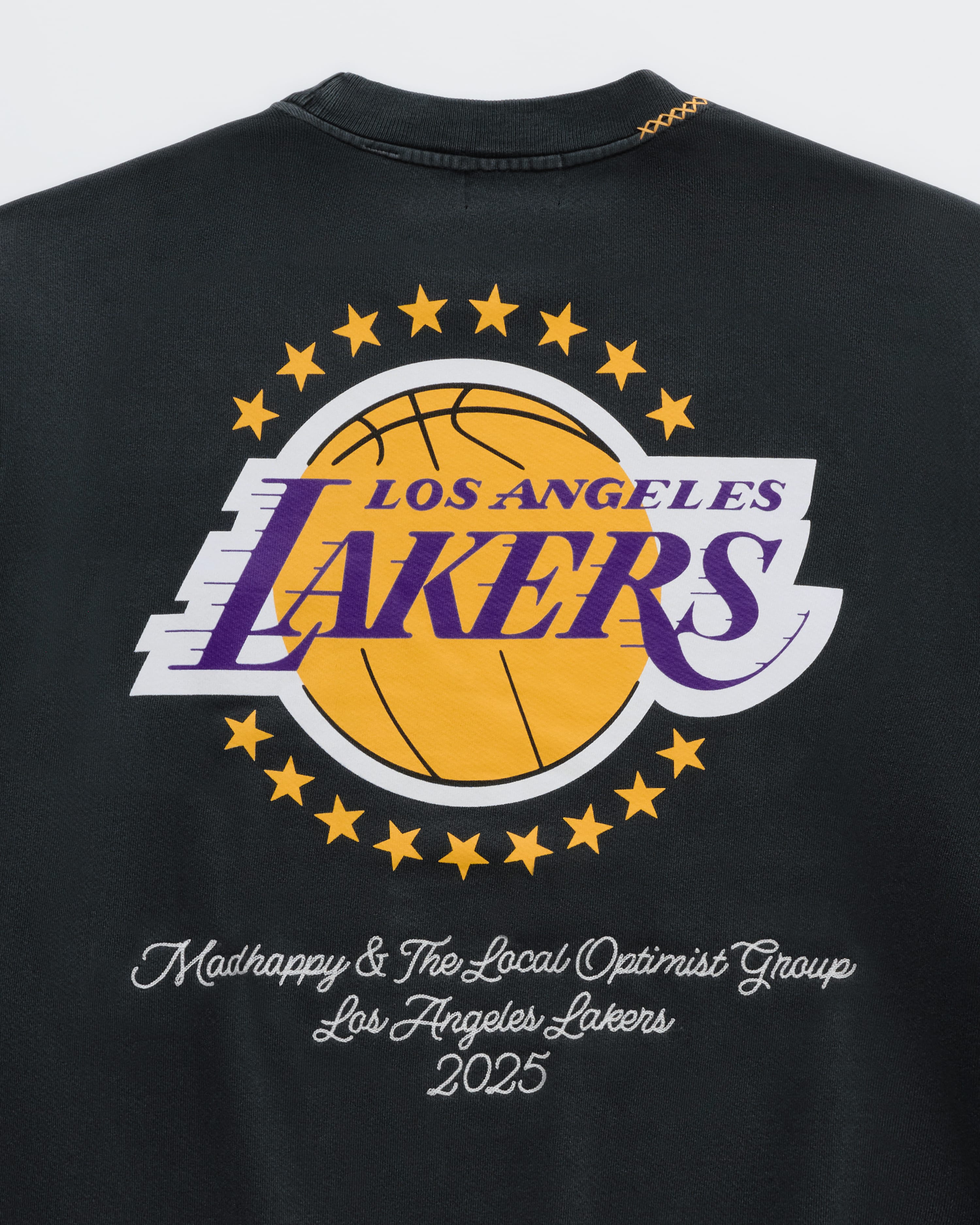 NBA/LAKERS LOWRYSFARMコラボ スウェット Lakers Stars Fleece Crewneck | Madhappy