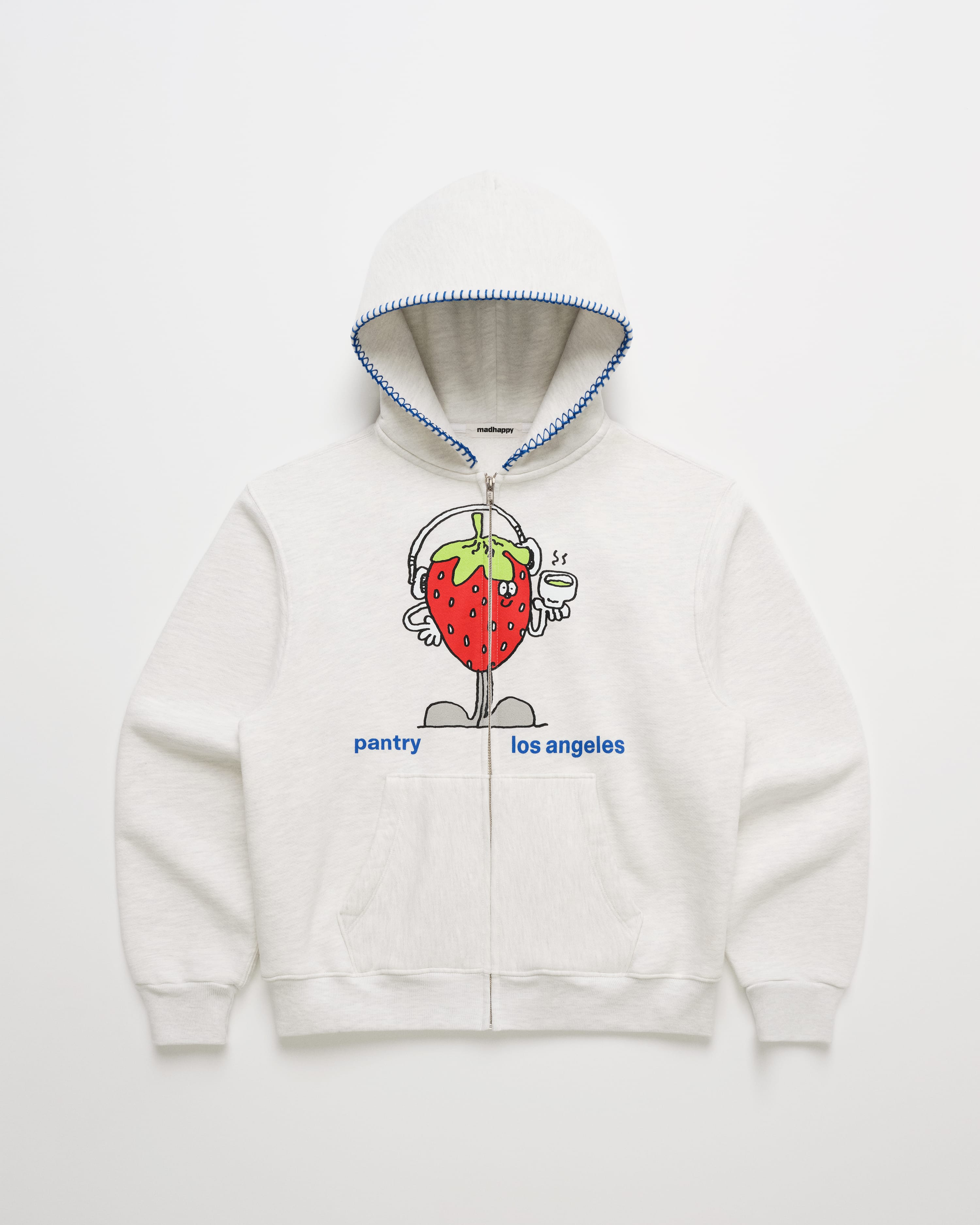 ハッピーベリー　0423 Pantry Strawberry Fleece Zip Up | Madhappy