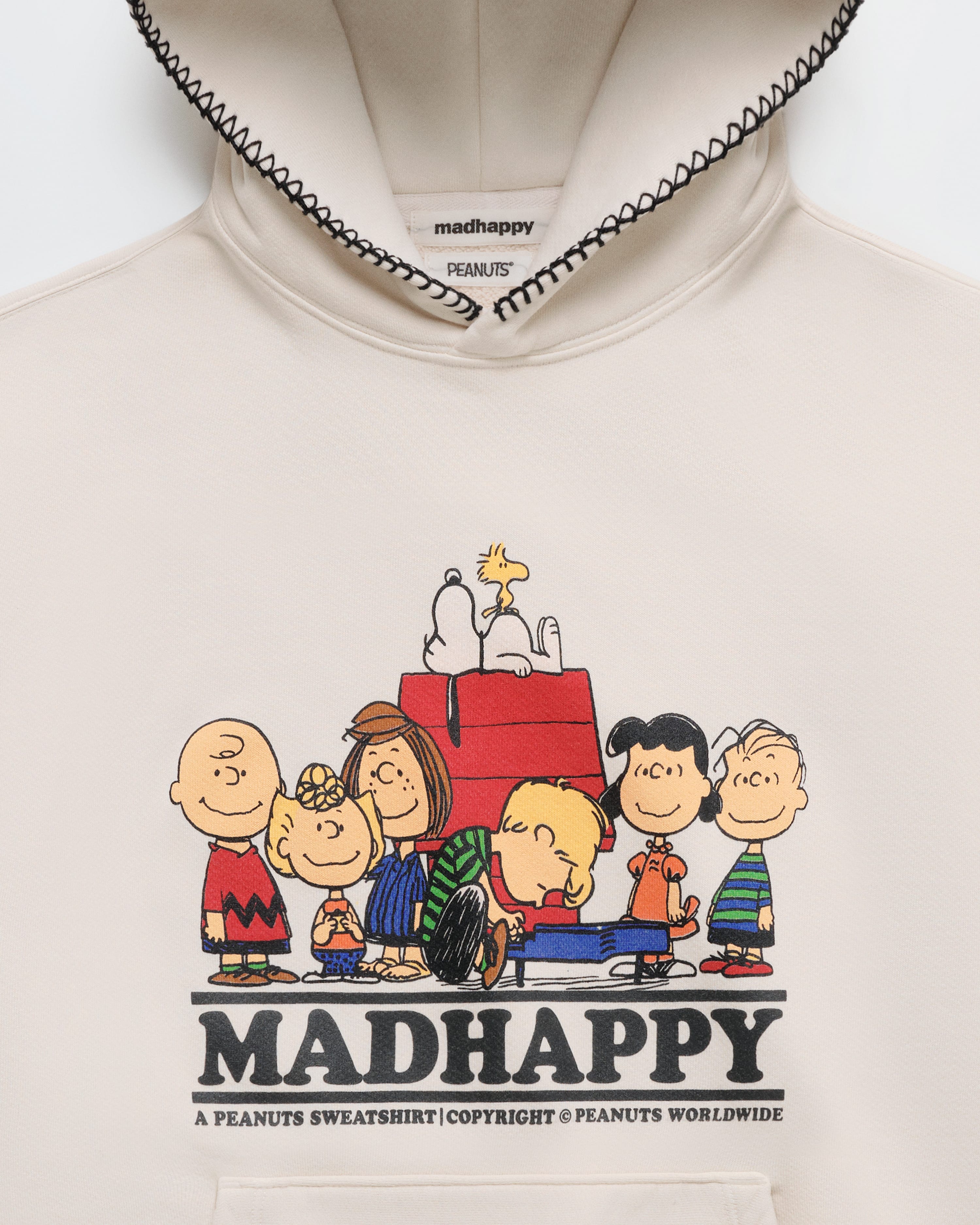 SNOOPY。 Peanuts Fleece Hoodie | Madhappy