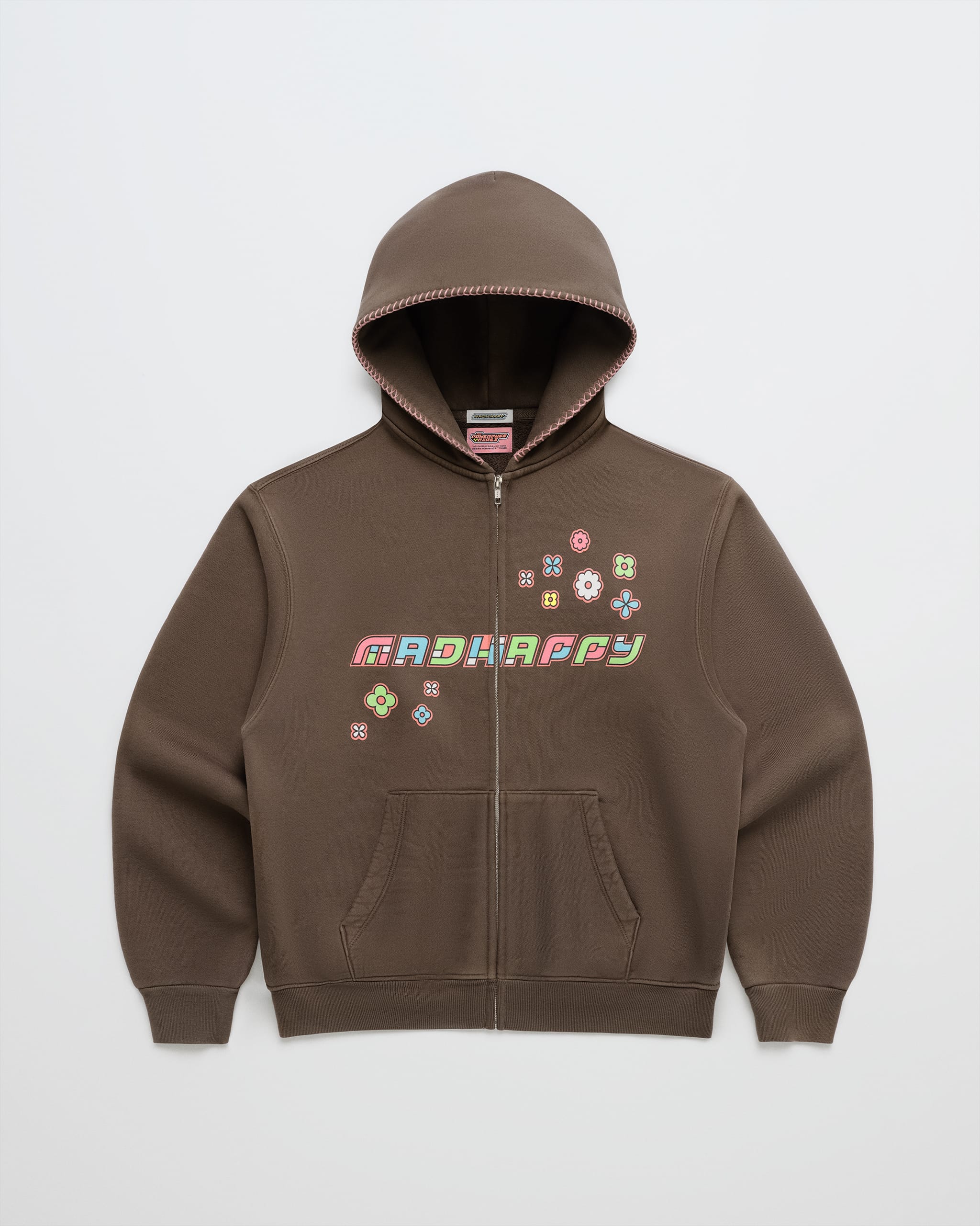 トップス OHGA FIOWER PUFF The Powerpuff Girls Flower Zip Up – Madhappy
