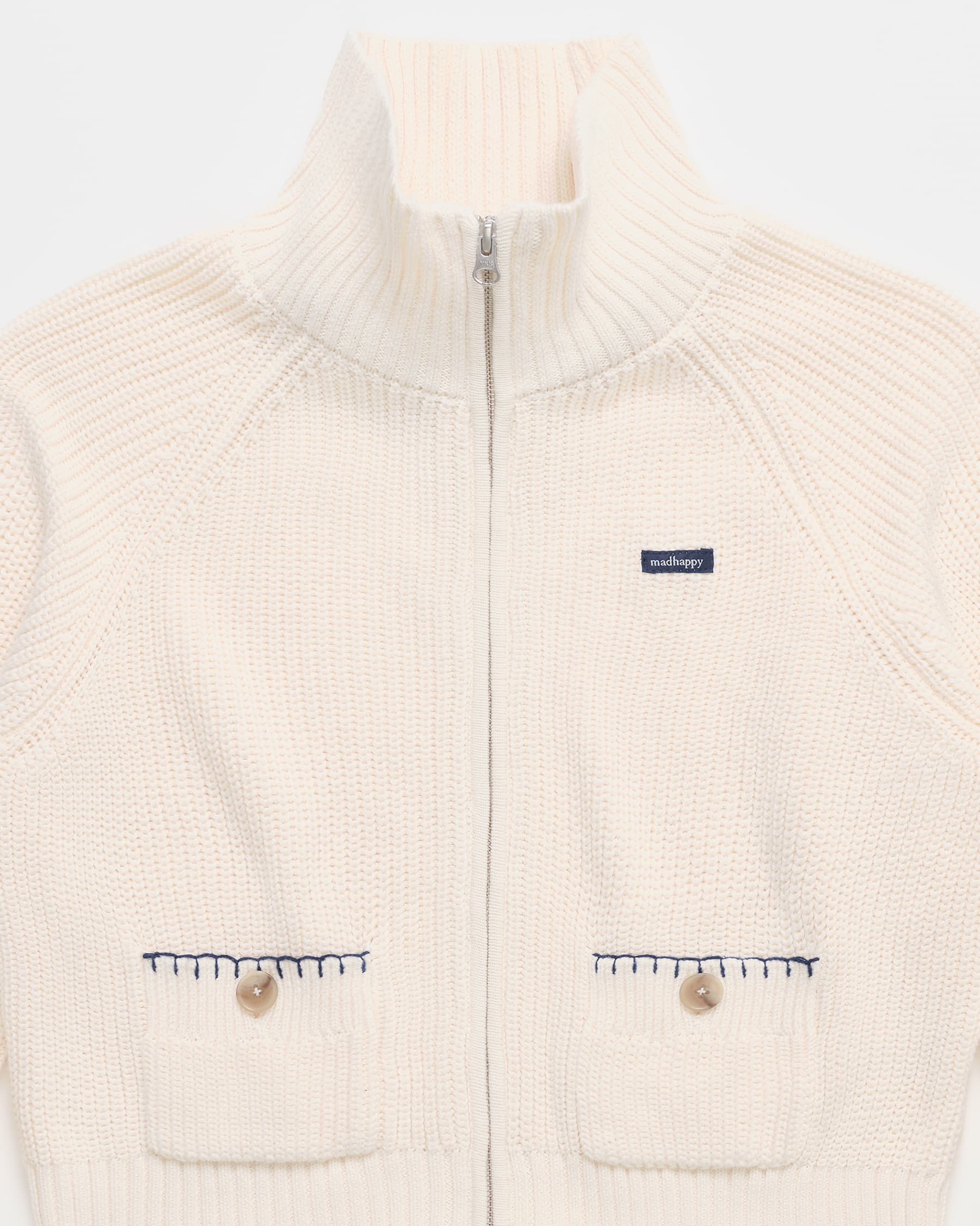 Washed Knit Full Zip | Madhappy