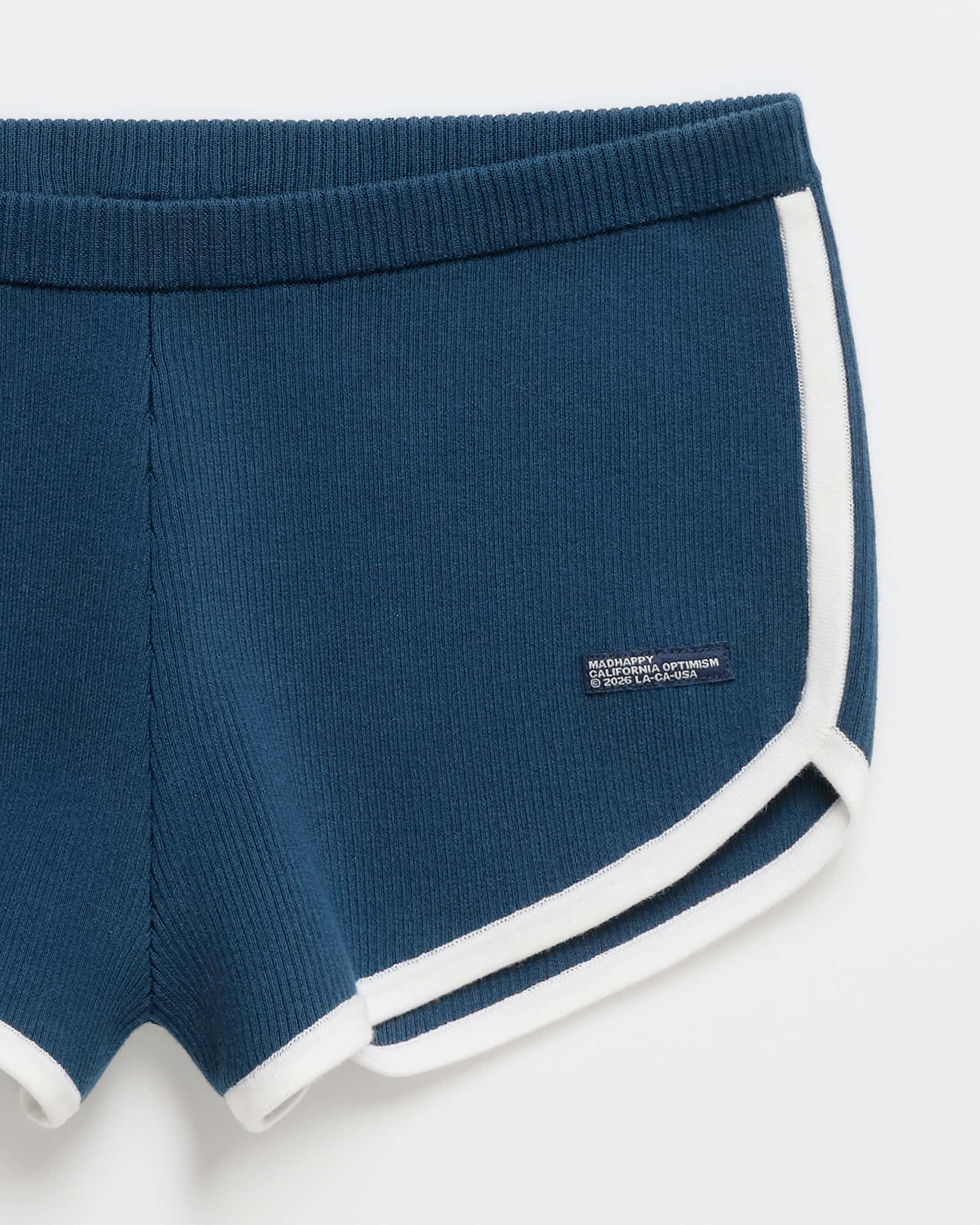 Ribbed Knit Dolphin Short | Madhappy