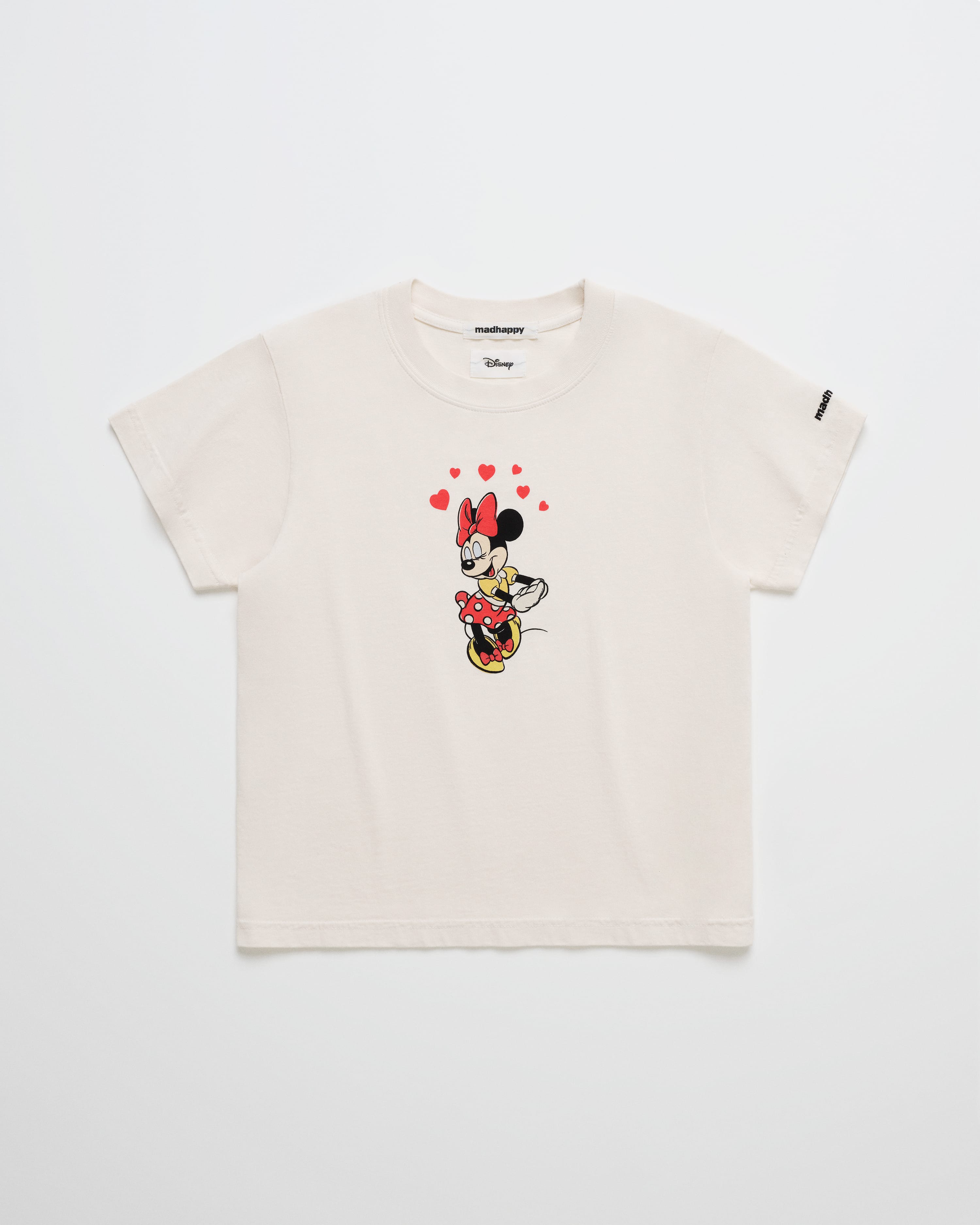 Minnie Mouse Hearts Shrunken Tee | Madhappy