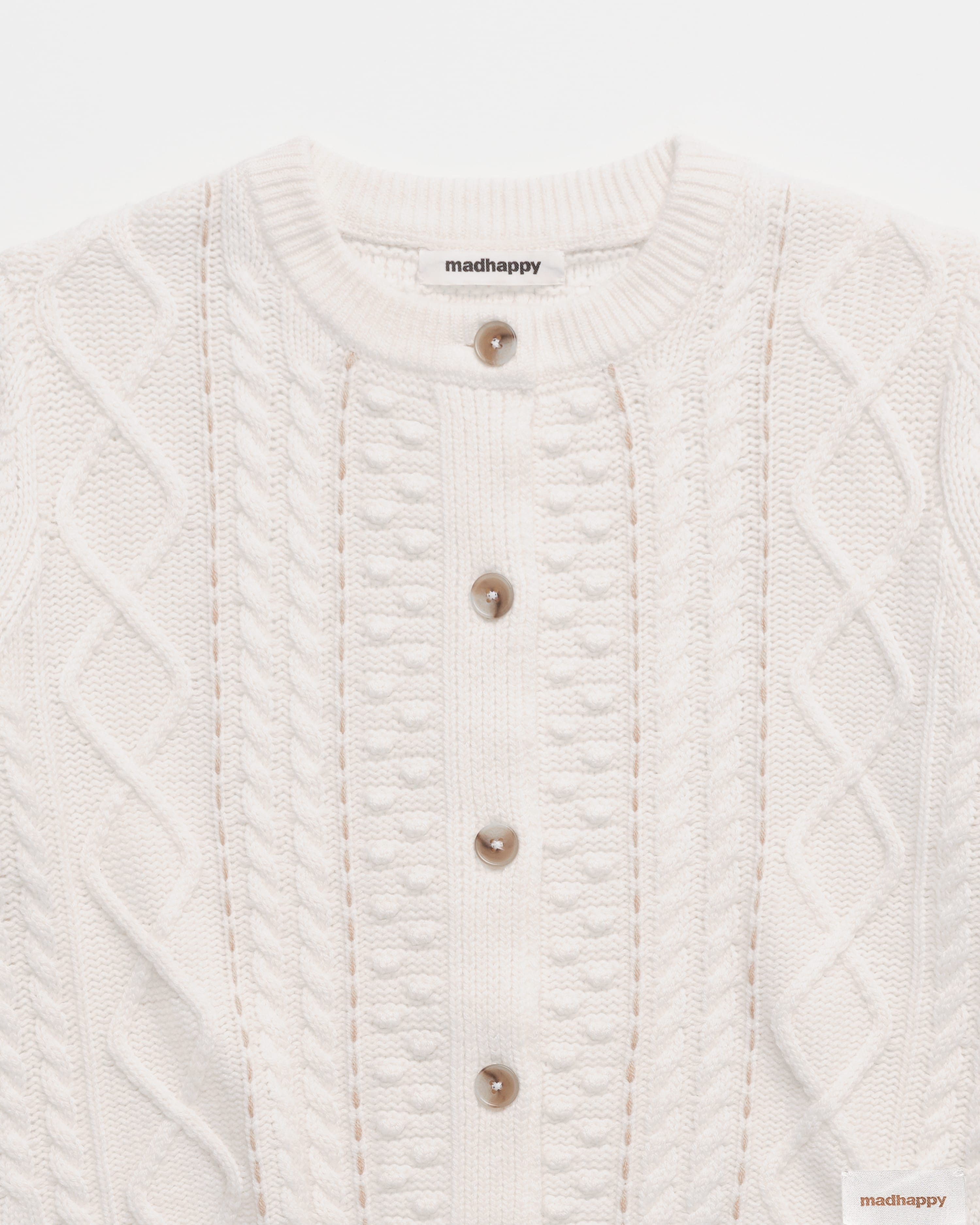 Cable Knit Cardigan | Madhappy