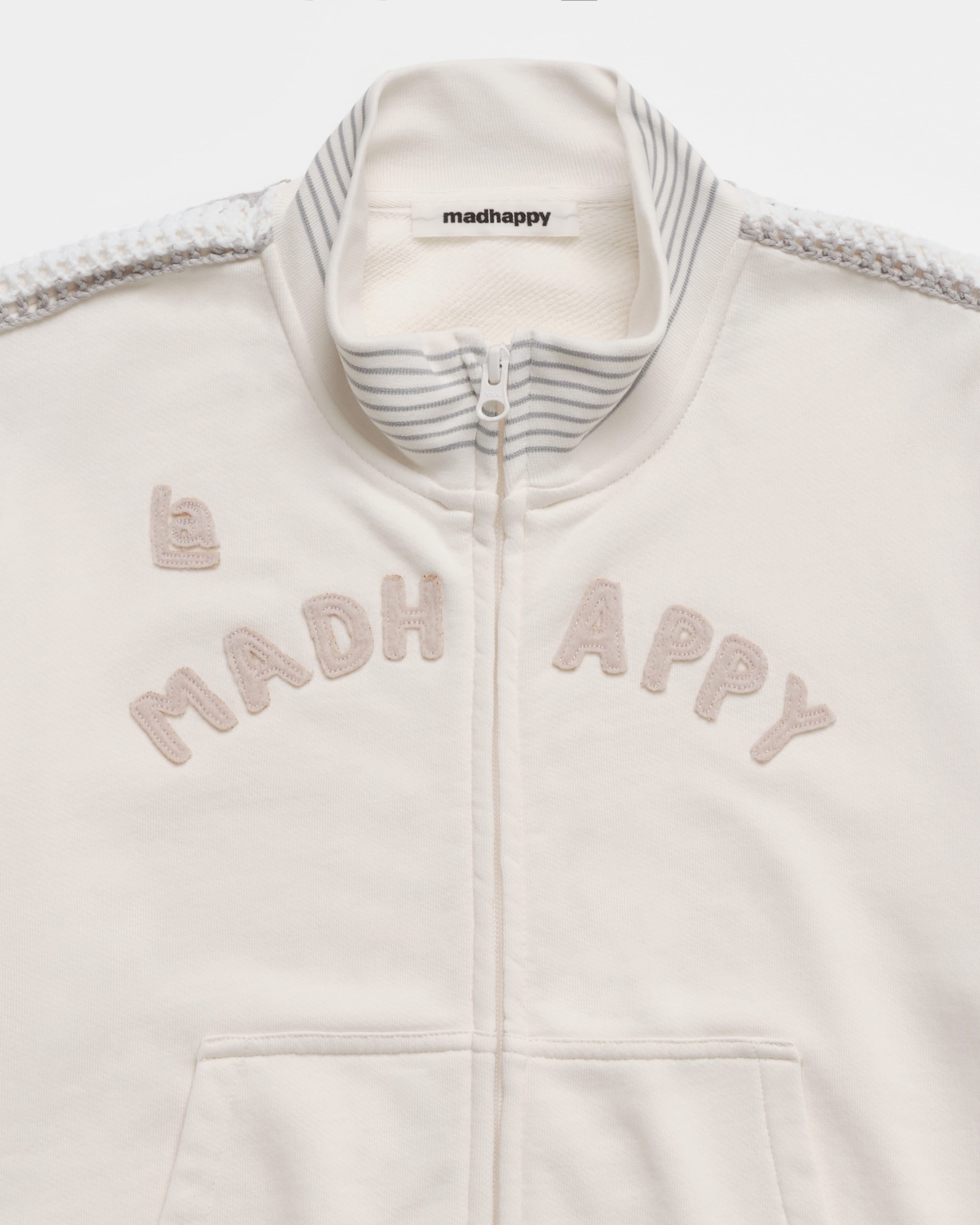 Crochet Trim Track Jacket | Madhappy