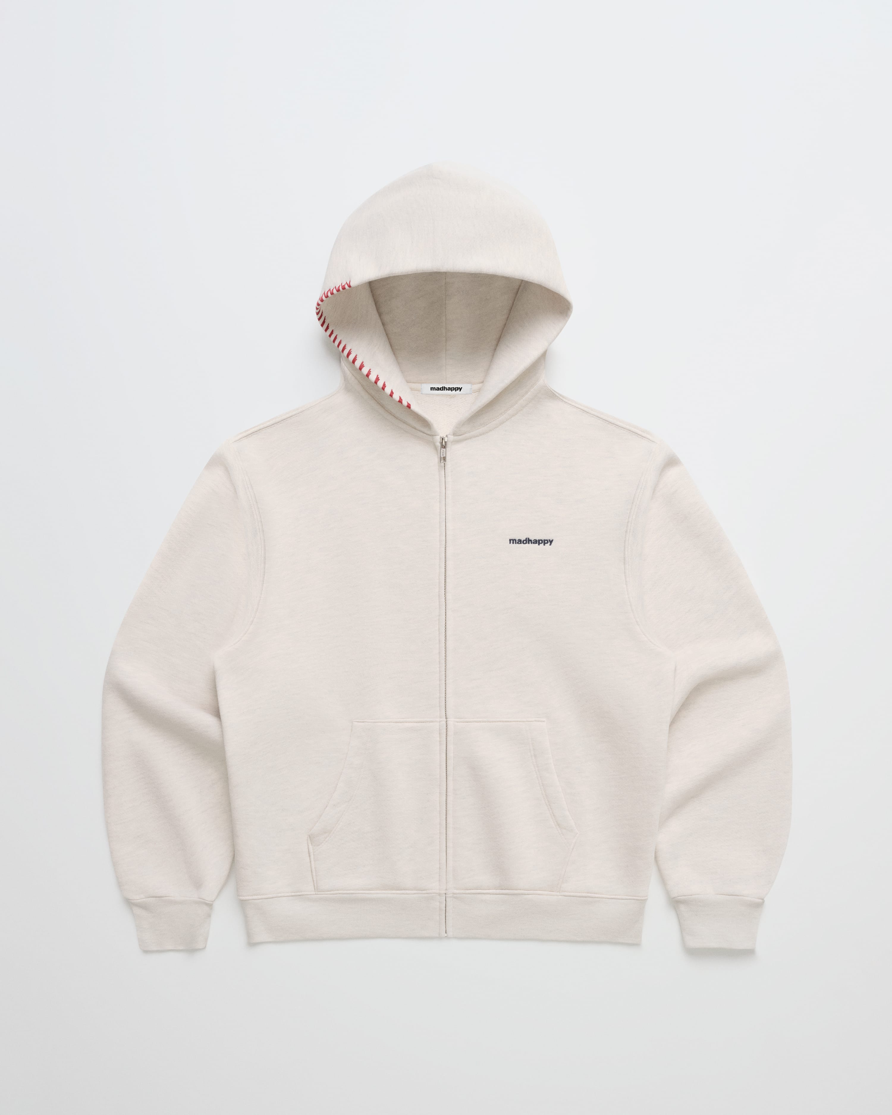 トップス MASU MB ZIP-UP HOODIE - OATMEAL 48 Mb Zip-Up Hoodie - Oatmeal - MASUBOYS– MASU Official Online Store