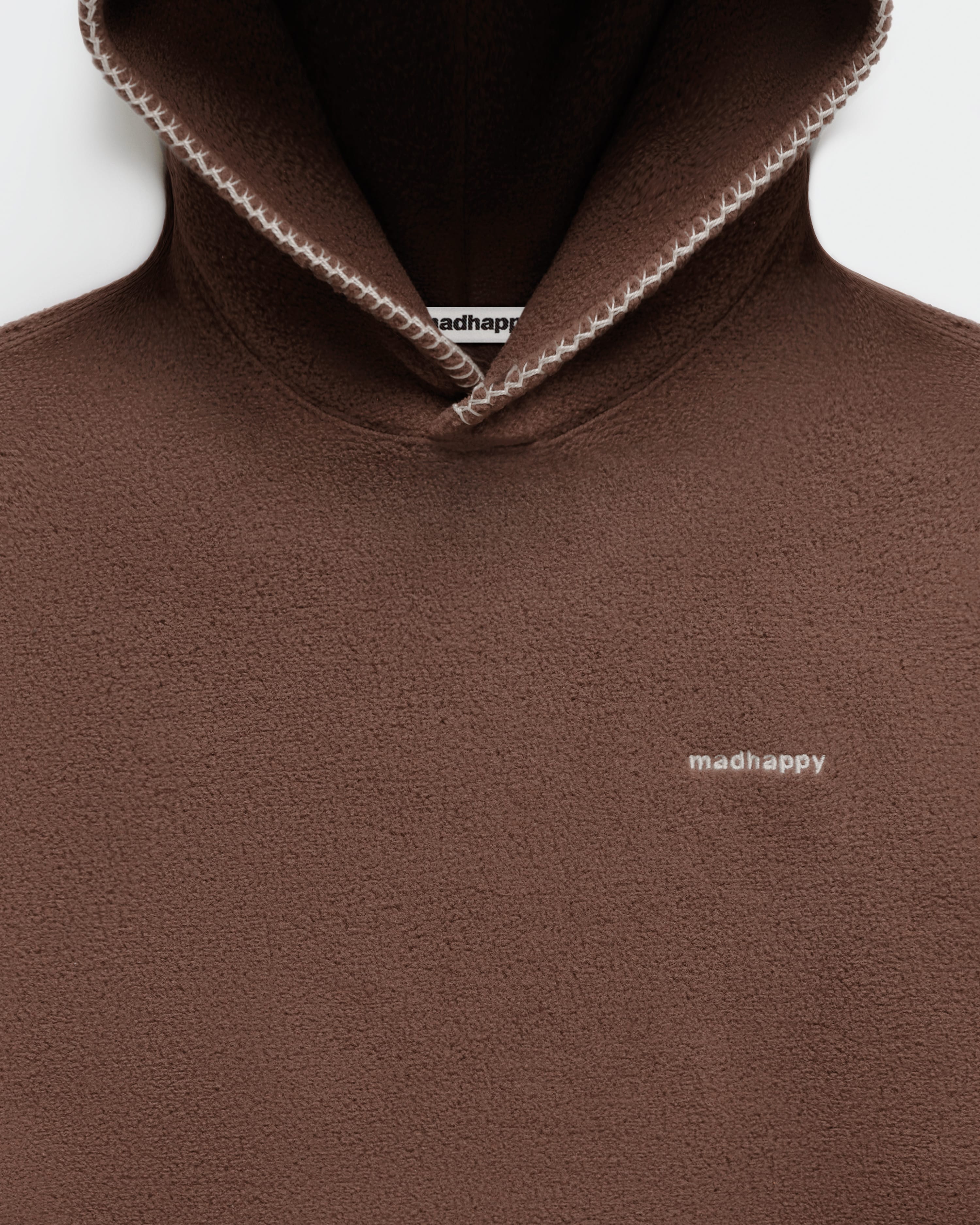 トップス Any Hoody Dark Umber M Polar Fleece Hoodie | Madhappy