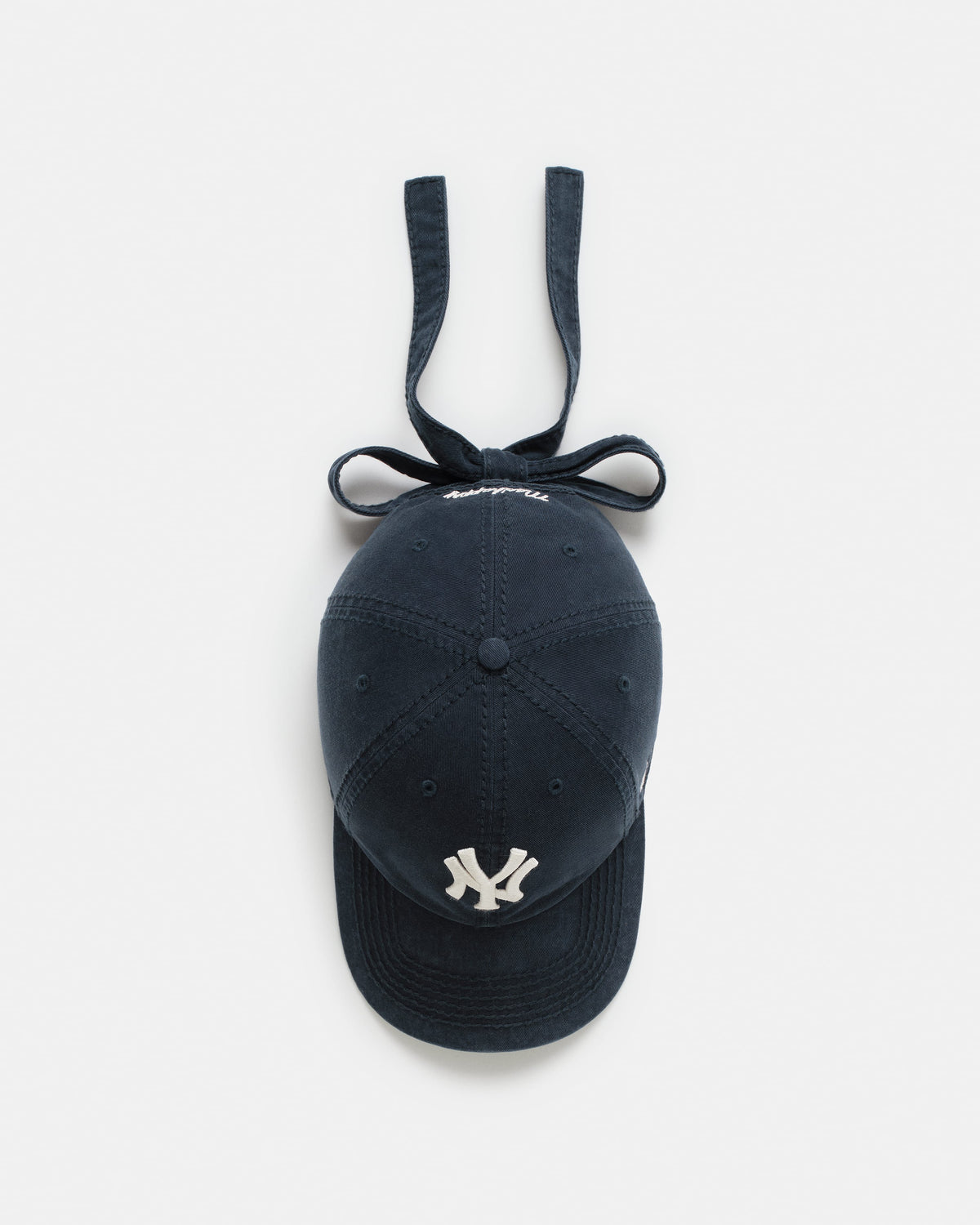 Madhappy Black Cap with Peace Emblem Madhappy Slideback Hat Black One Size Adjustable Embroidered  main image 4