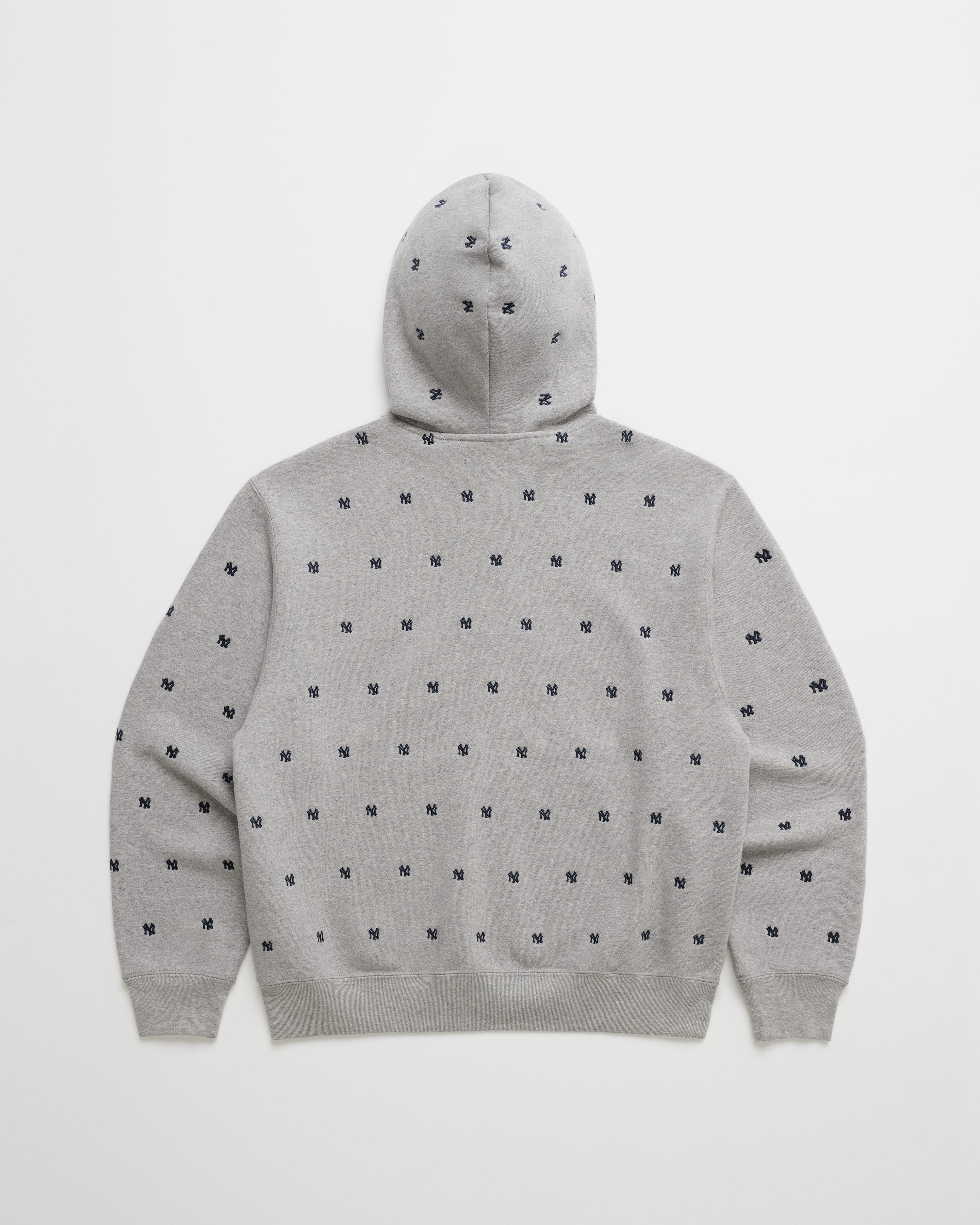 Yankees All Over Embroidered Fleece Zip Up | Madhappy