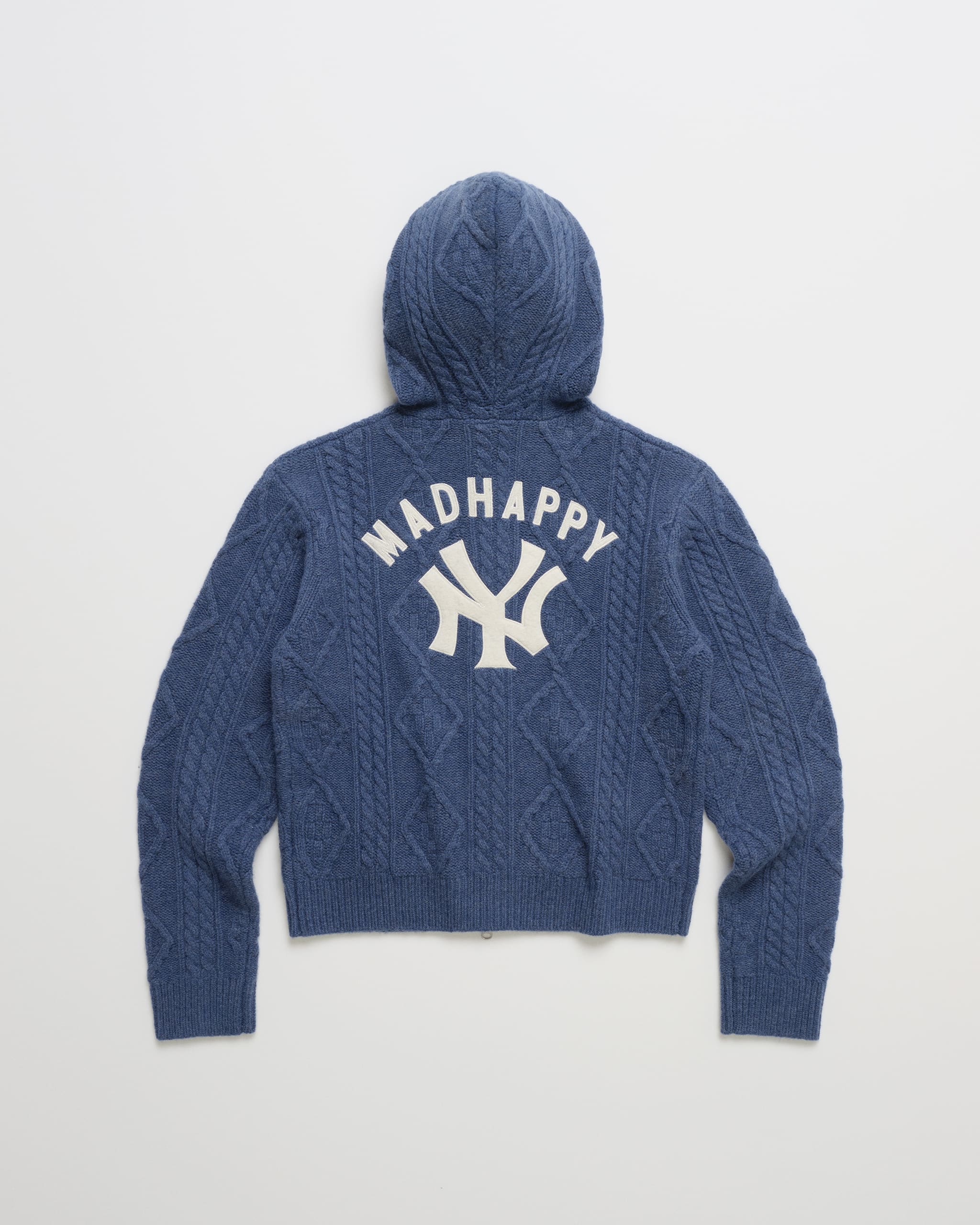 Yankees Cable Knit Hoodie | Madhappy