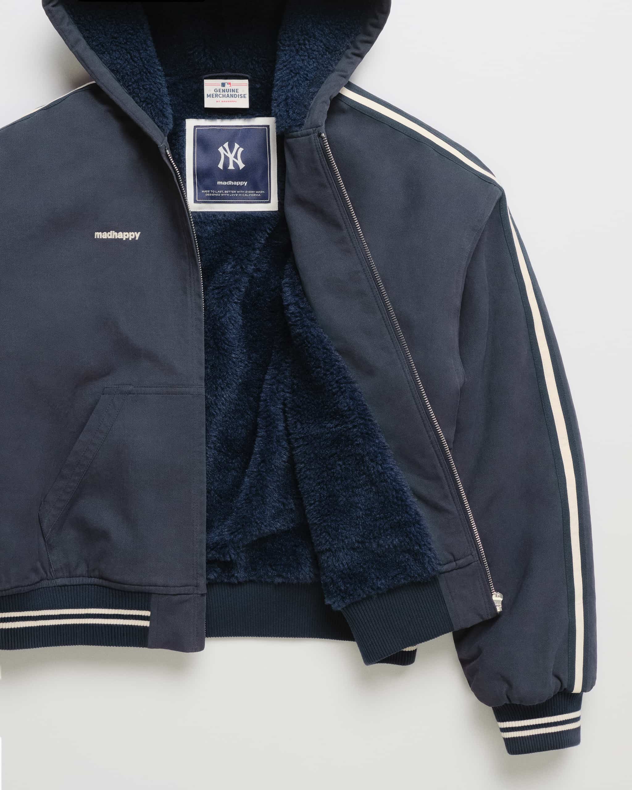 Yankees Hooded Baseball Jacket | Madhappy