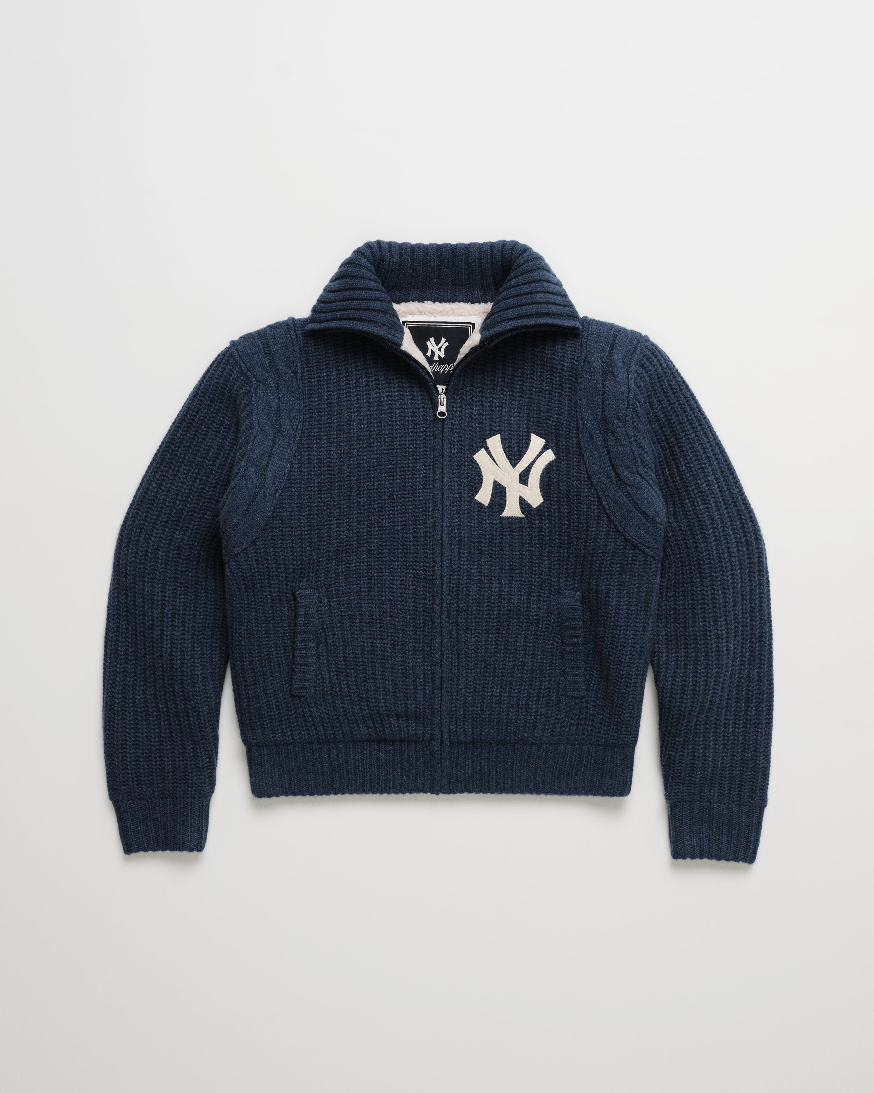 Yankees Knit Baseball Jacket | Madhappy