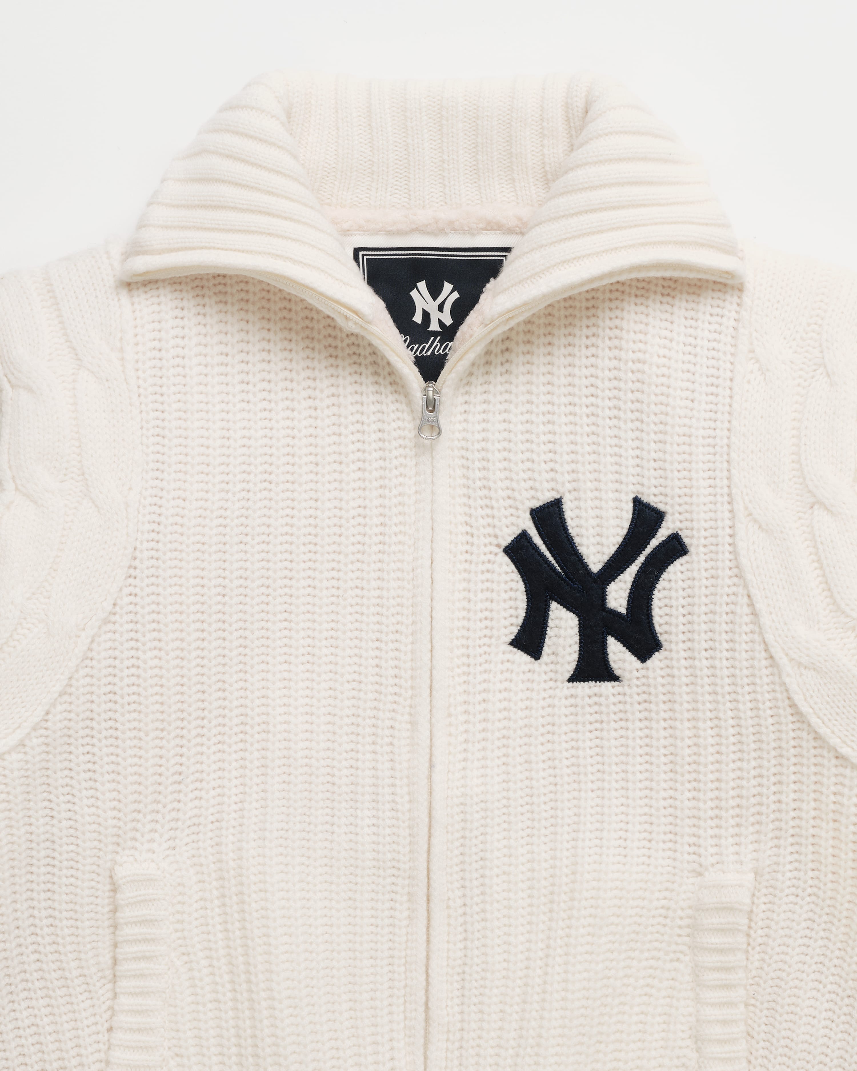 Yankees Knit Baseball Jacket | Madhappy