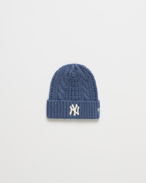 Yankees Cable Knit Beanie | Madhappy