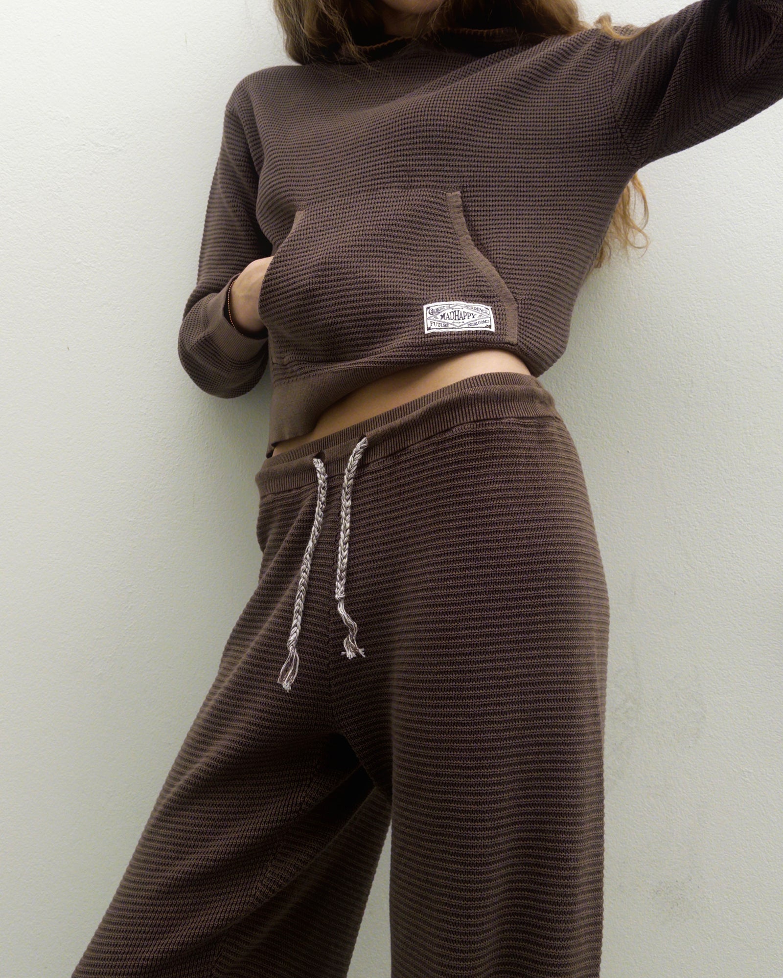 Guest In Residence Waffle Knit Hoodie