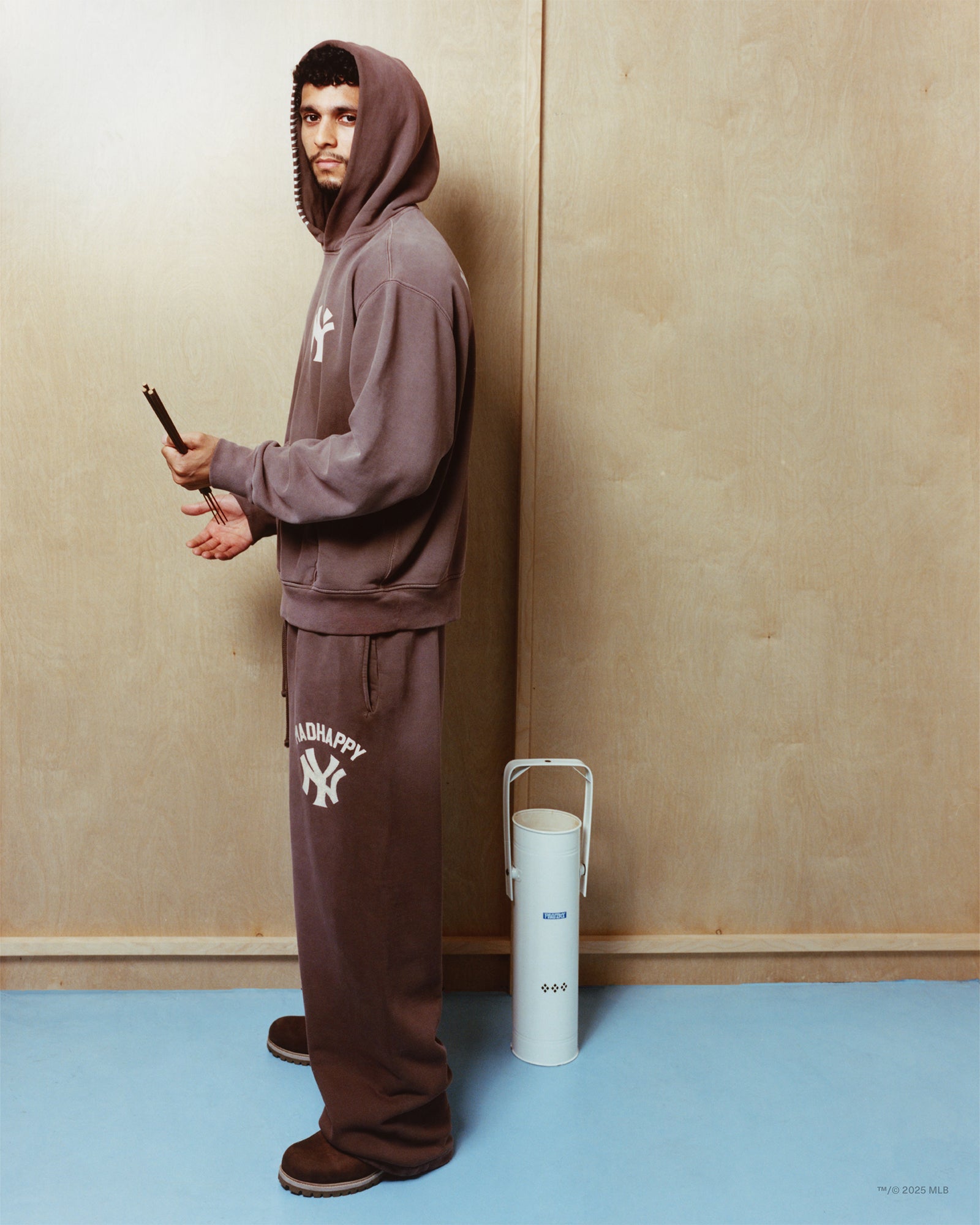 Yankees Washed Fleece Hoodie