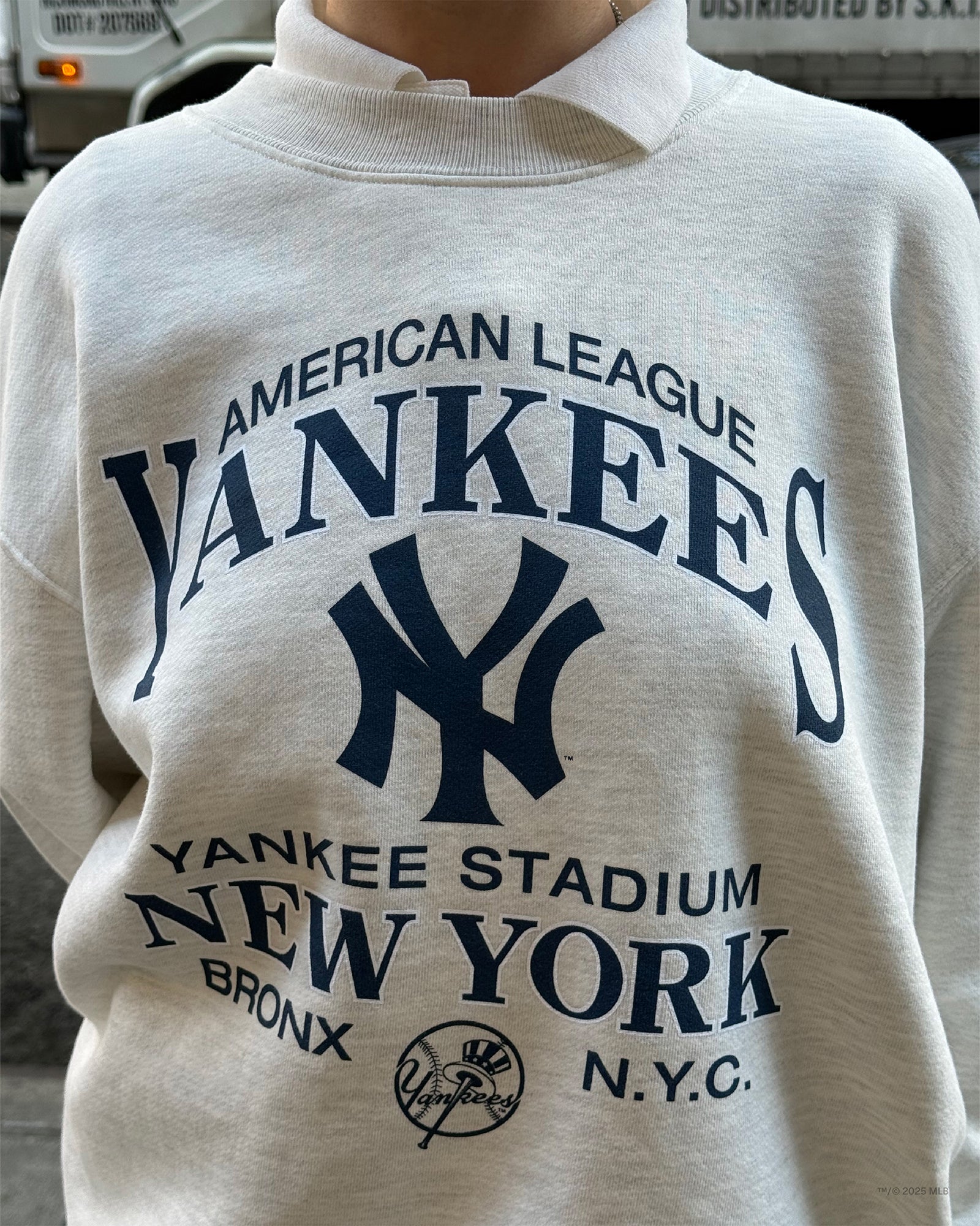 NY28 Yankees High Rib Crewneck | Madhappy
